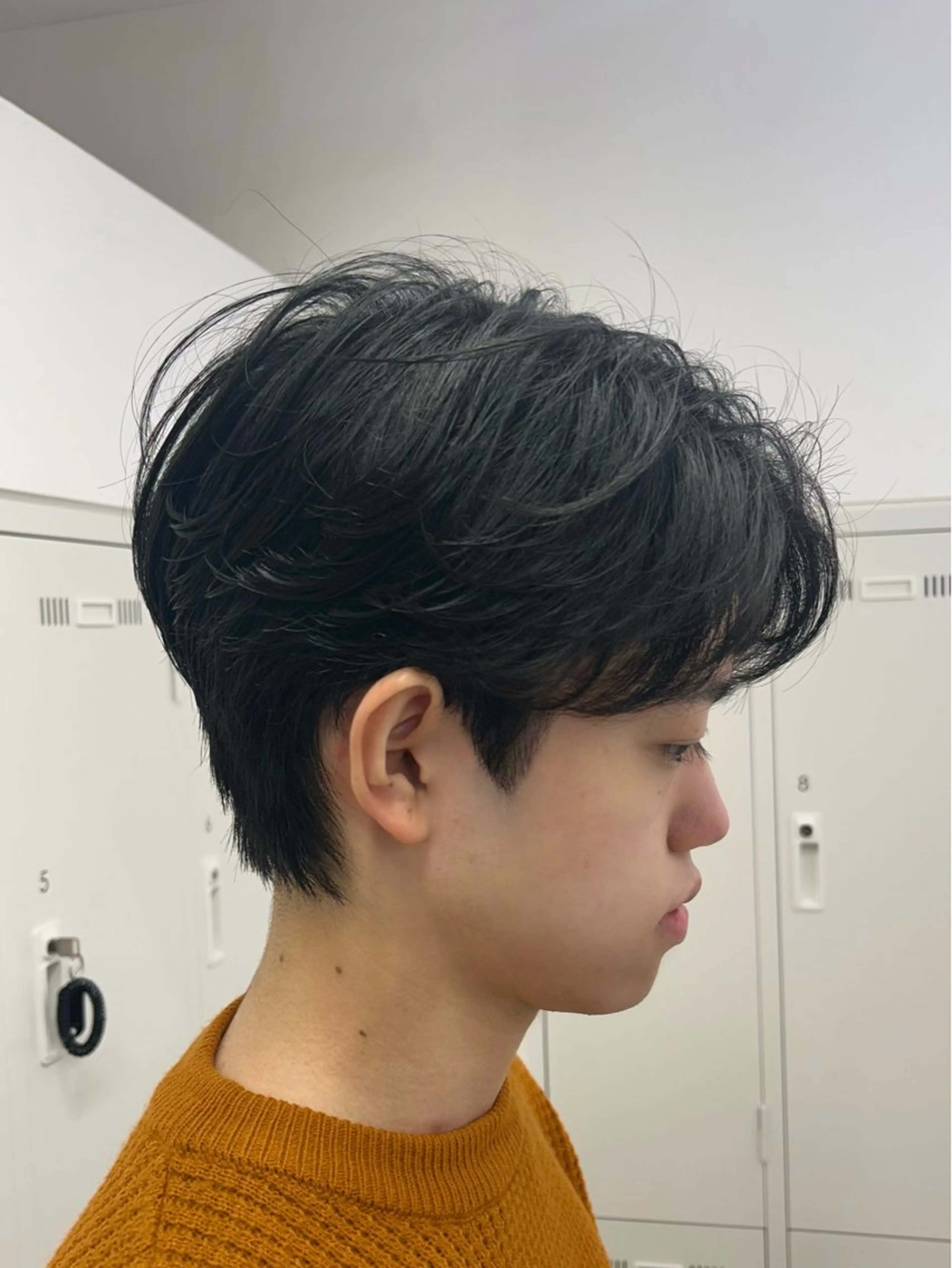 ミディアム パーマ メンズ カット パーマ ♠️メンズ特化／ 社 由樹♠️のヘアスタイル