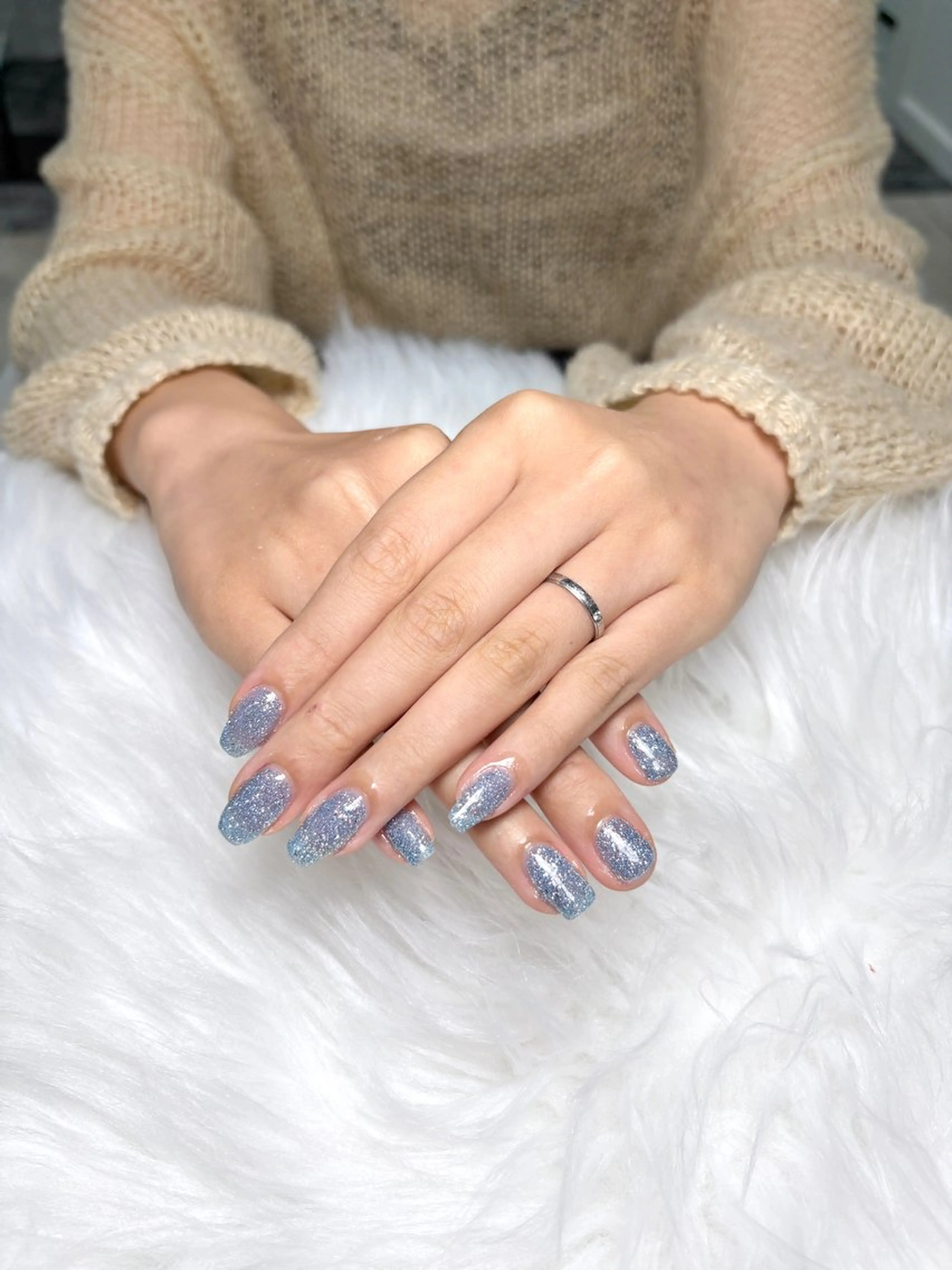 ♡Jrネイリスト ♡【HAND】🩵ジェルオフあり🩵ワンカラーorフレンチorラメグラの写真