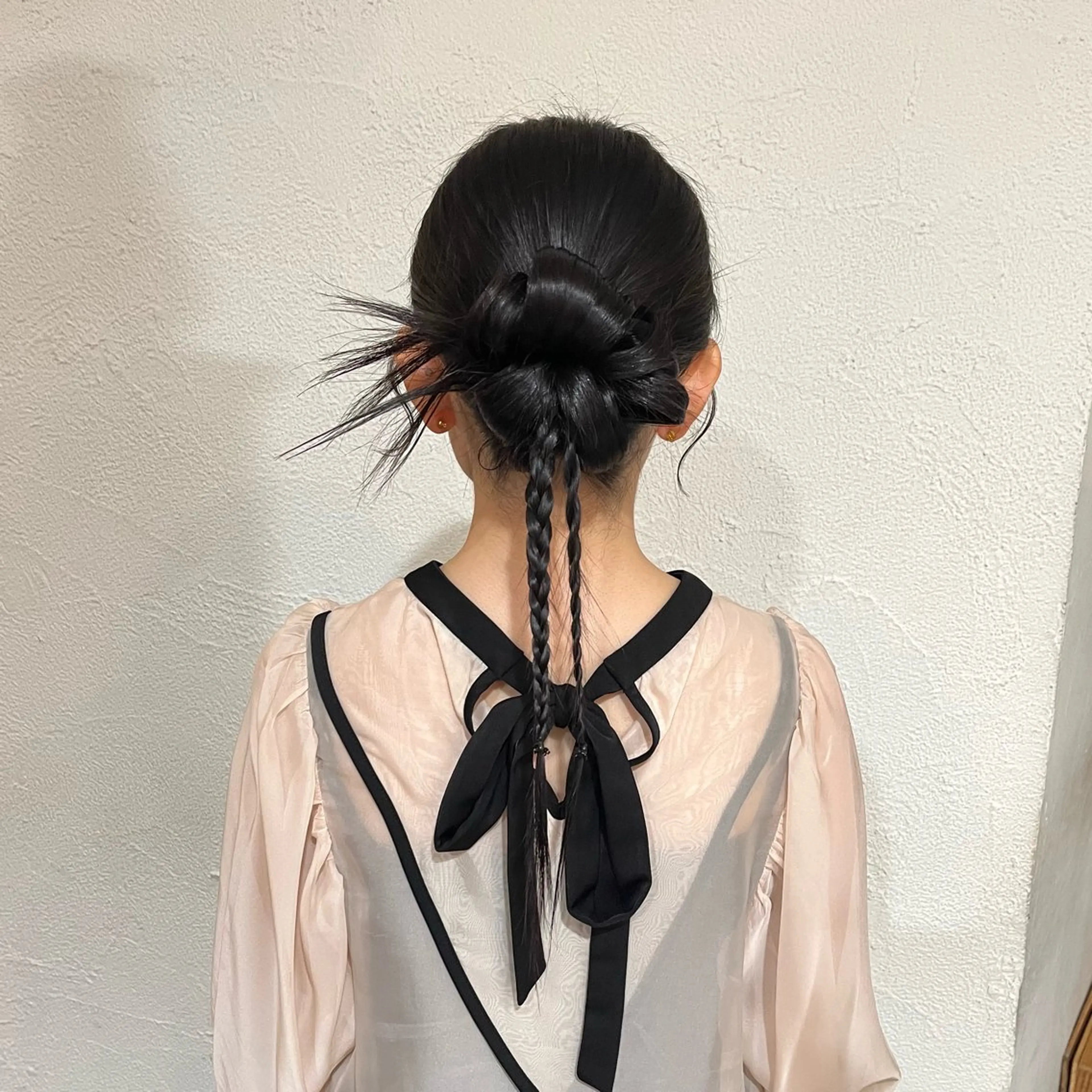 ロング ヘアアレンジ 三つ編み パ ルのヘアスタイル