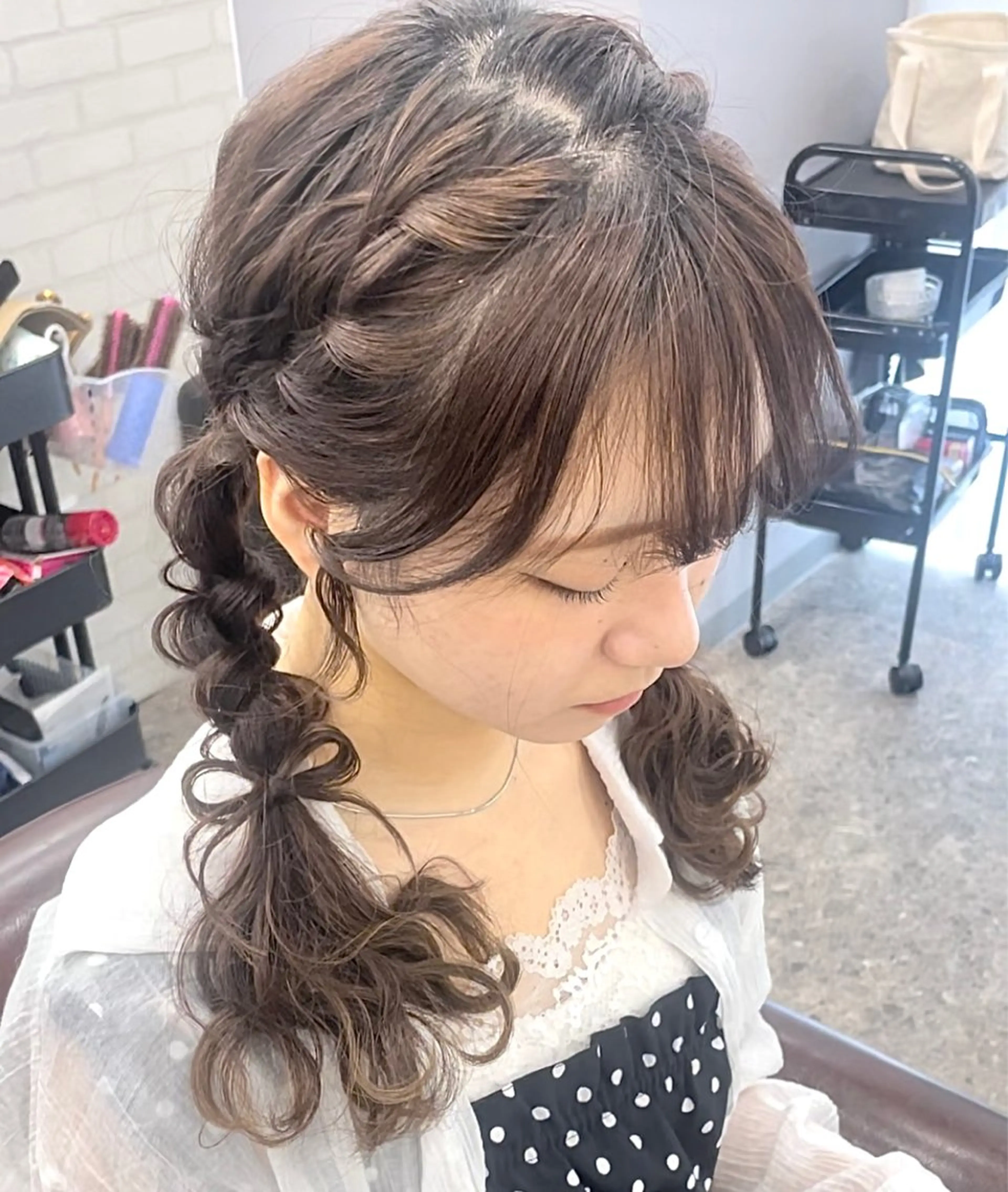 ヘアアレンジ MINAMI 미나미🩵のヘアスタイル