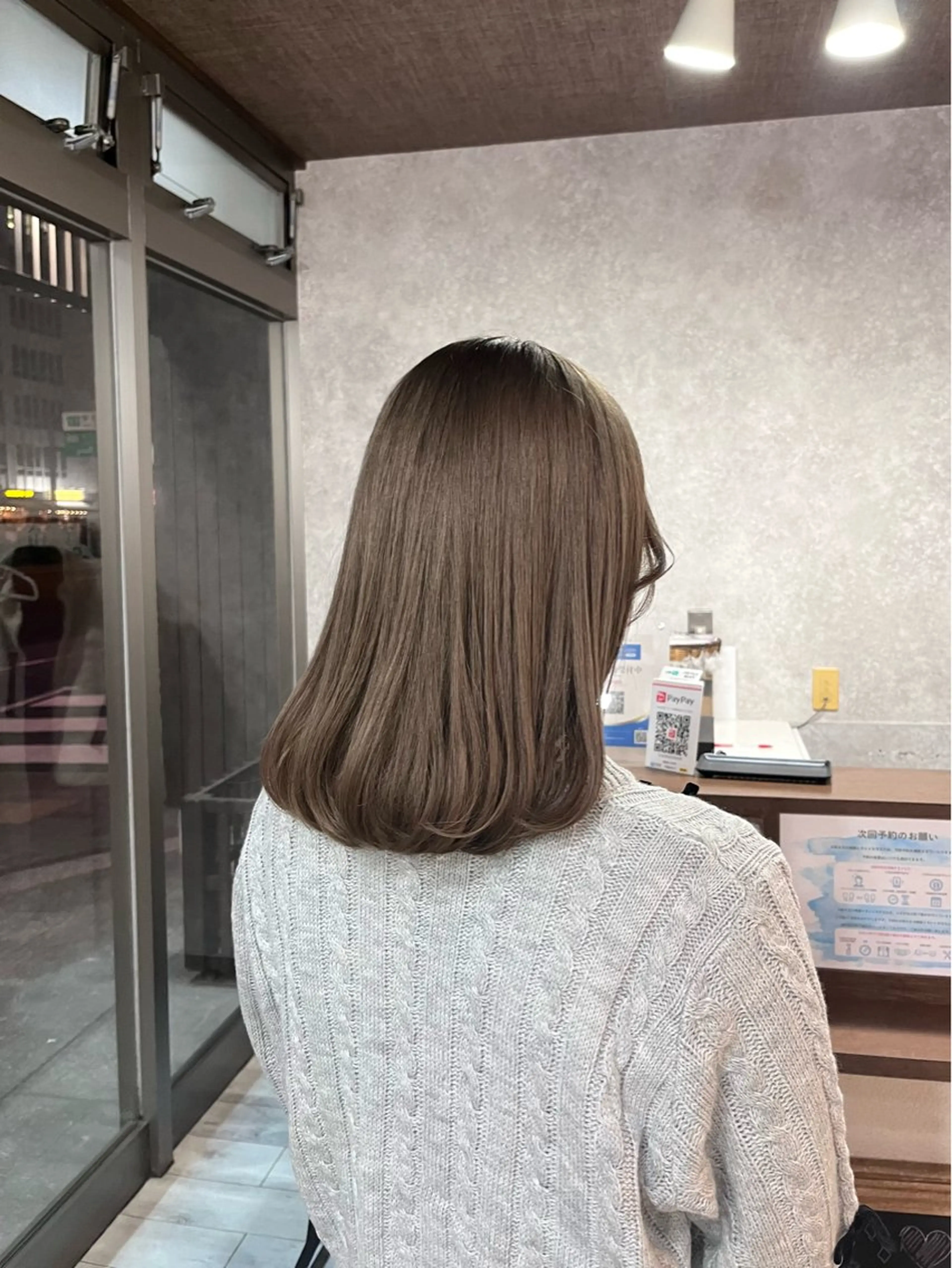 ミディアム カラー 村田梨乃/ minim hairのヘアスタイル