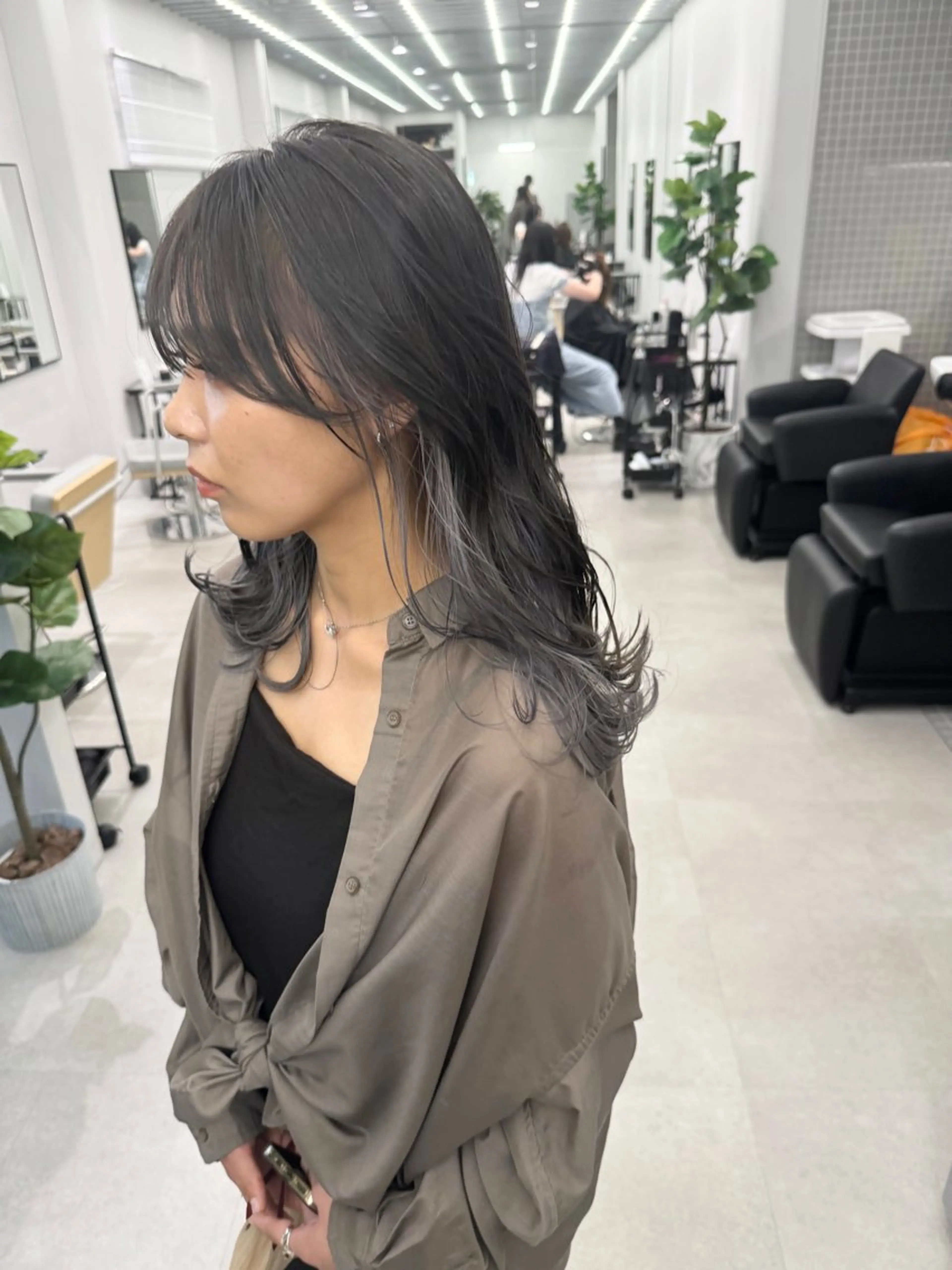 セミロング カラー Joule 大分メンズのヘアスタイル