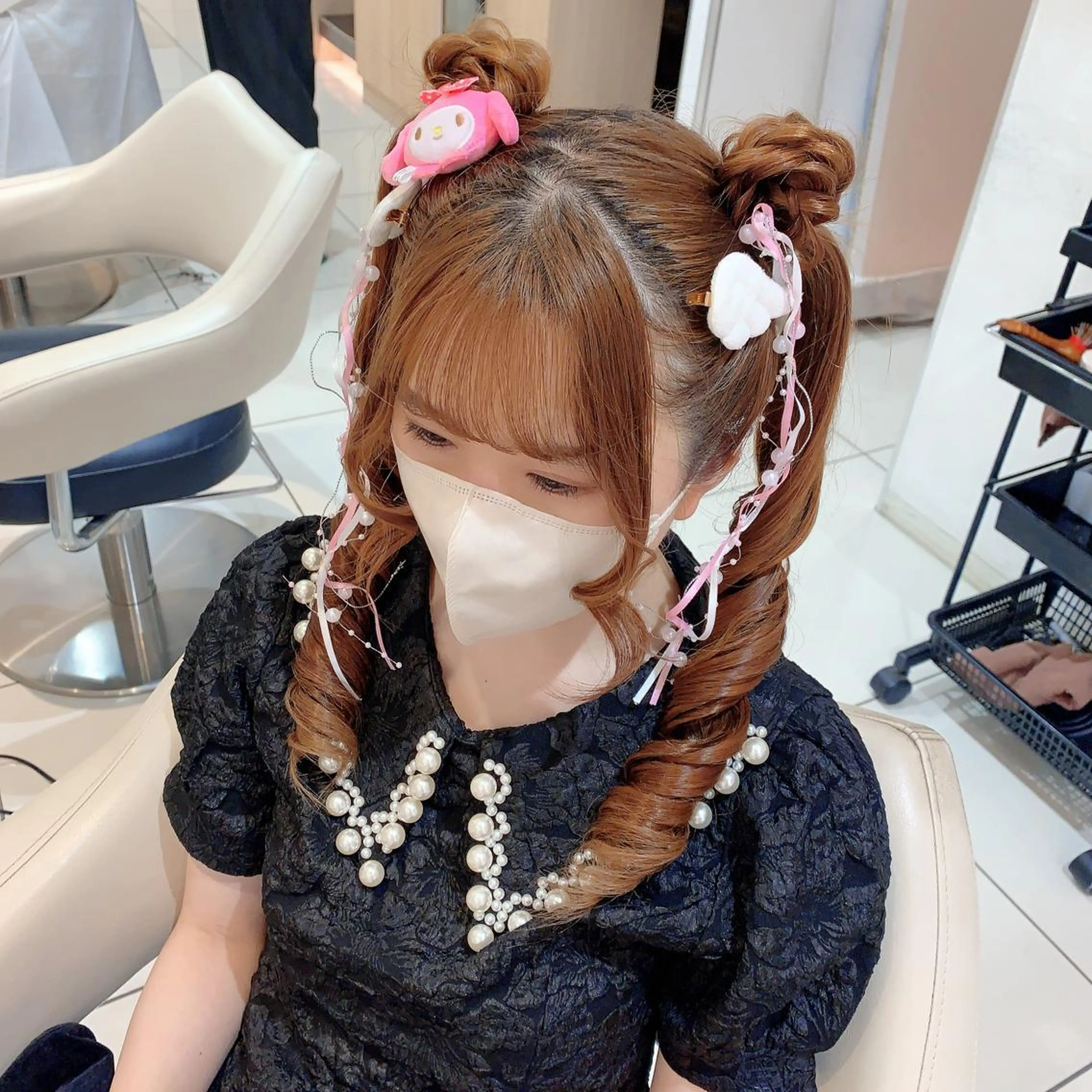 ロング ヘアアレンジ 宮永 璃沙のヘアスタイル