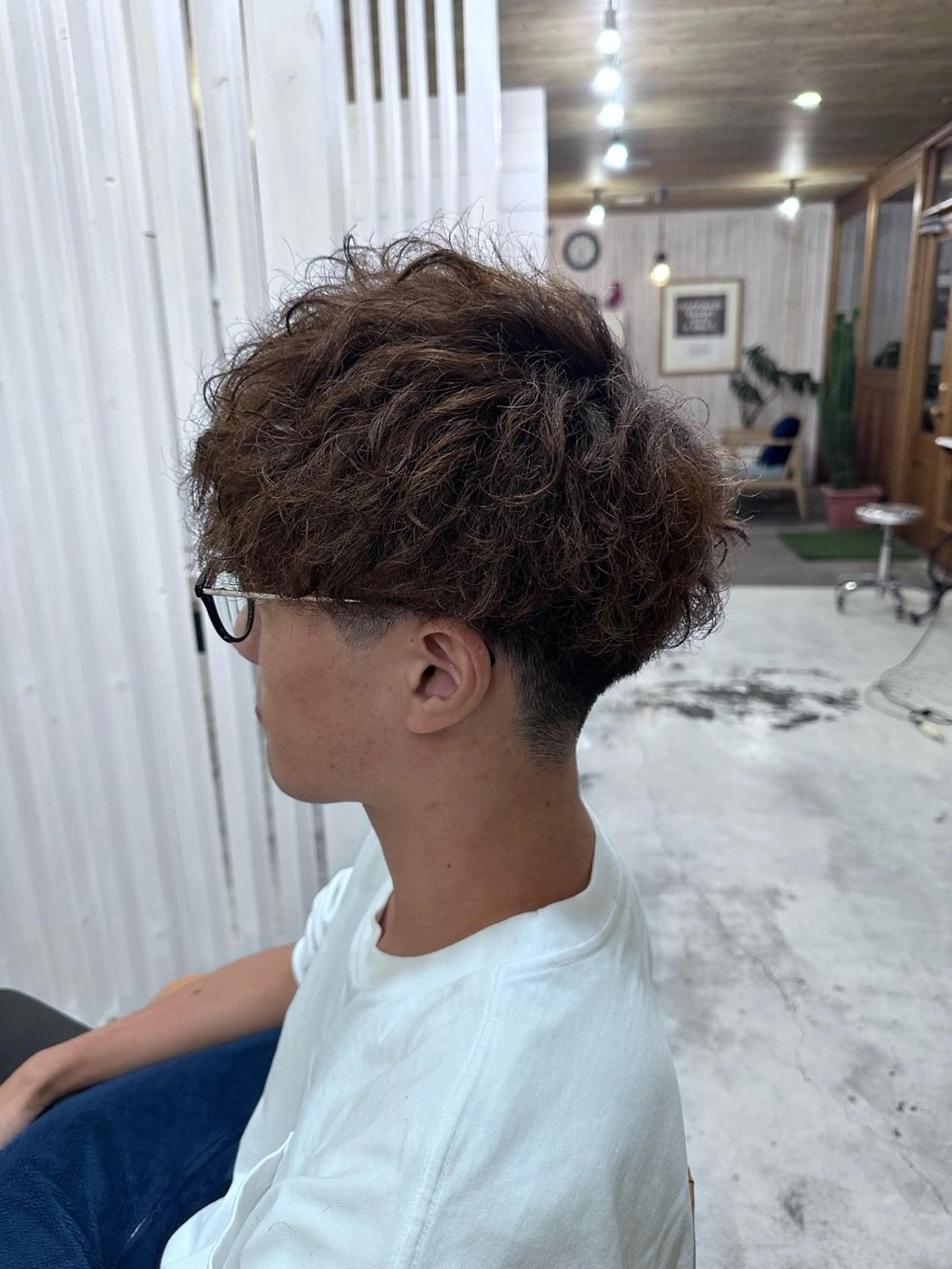 パーマ メンズ メンズパーマ ツイストスパイラルパーマ スパイラルパーマ 椎木 琉聖のヘアスタイル