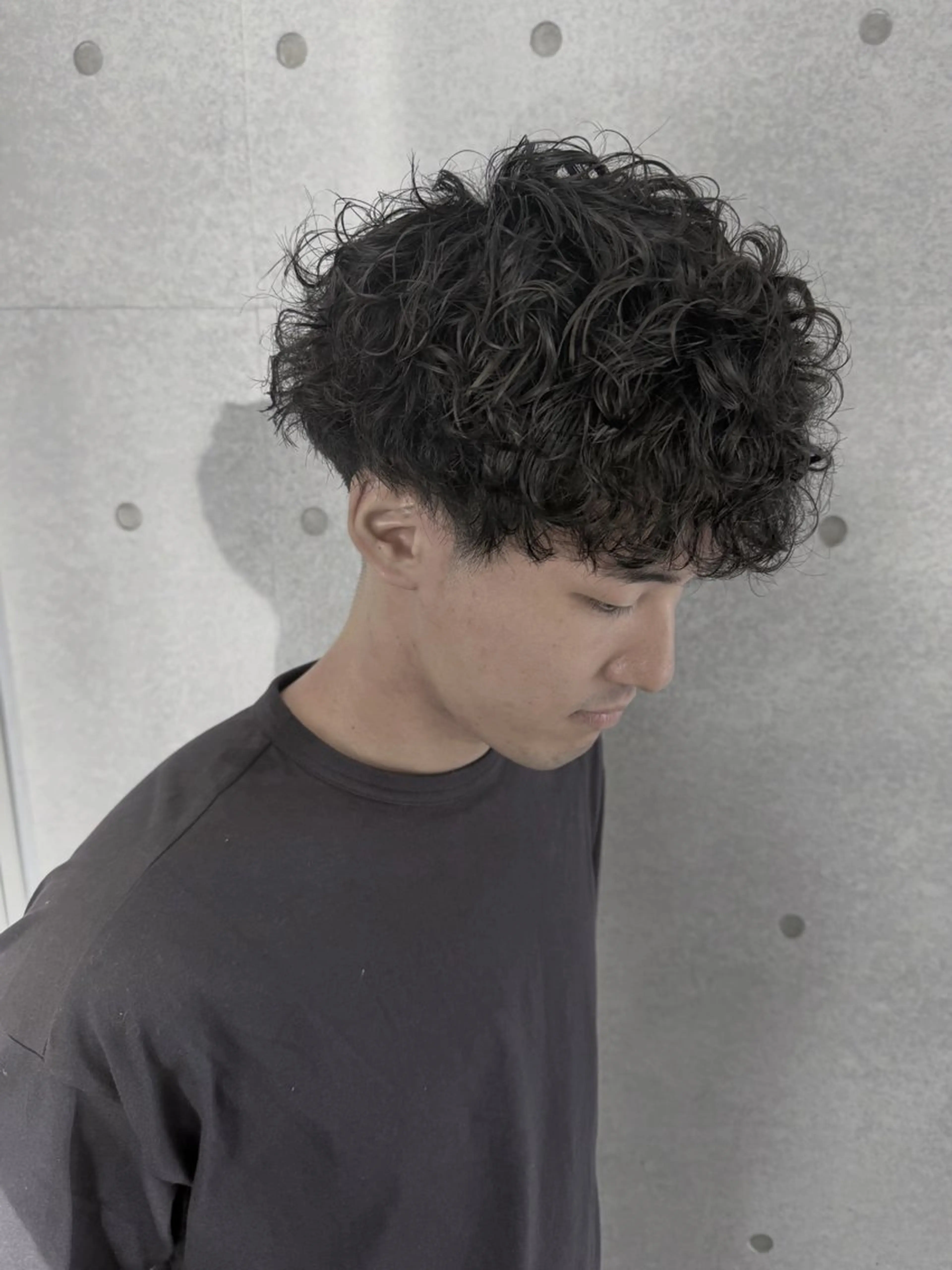 メンズ カット パーマ ハコ（HACO)所属・豊嶋 暉直のヘアスタイル
