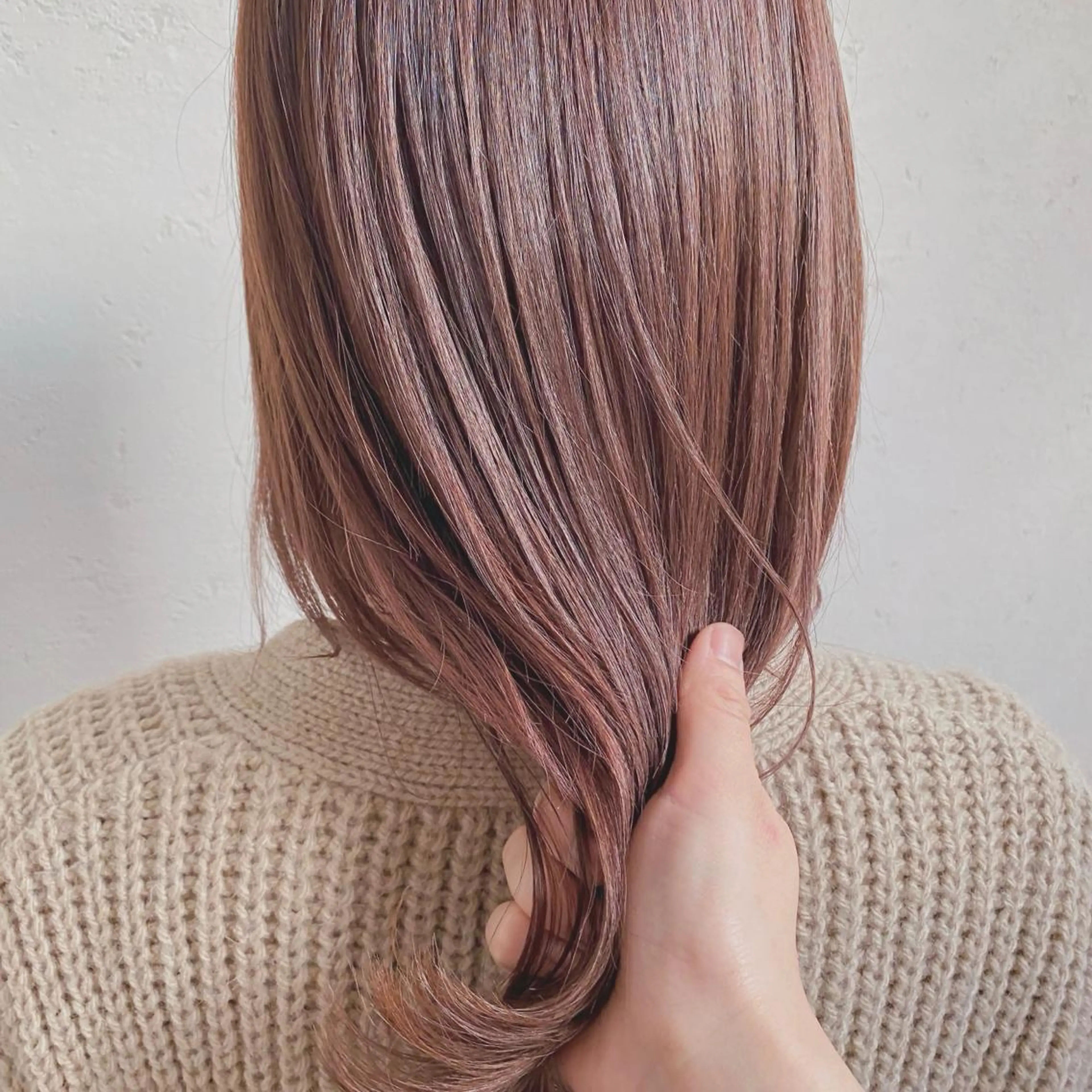 セミロング カラー Inity 心斎橋店のヘアスタイル