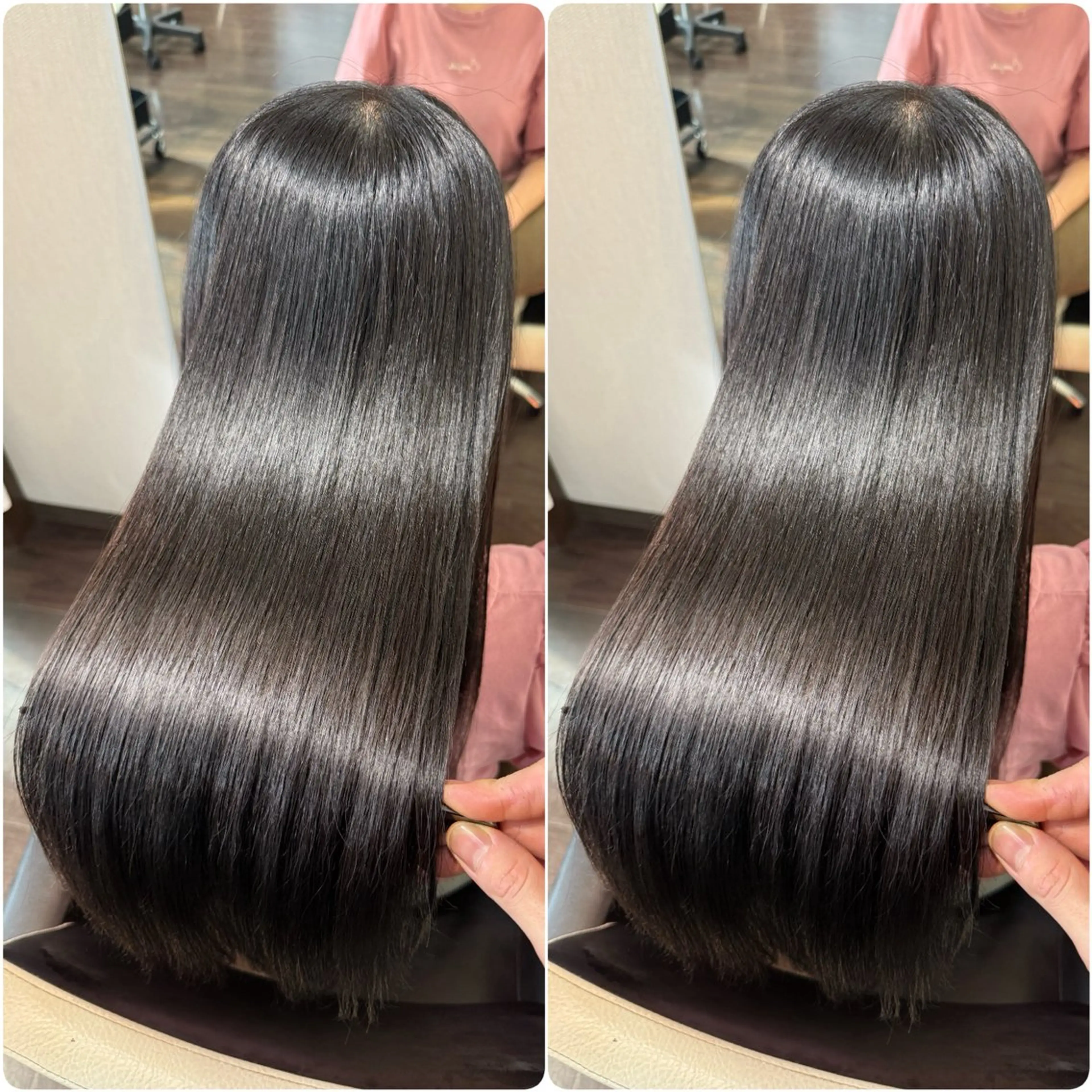 ロング カット ヘアカラー 縮毛矯正 トリートメント youres hair 東口店所属・🌸ULTOWA🌸 髪質改善/縮毛/店長のヘアスタイル