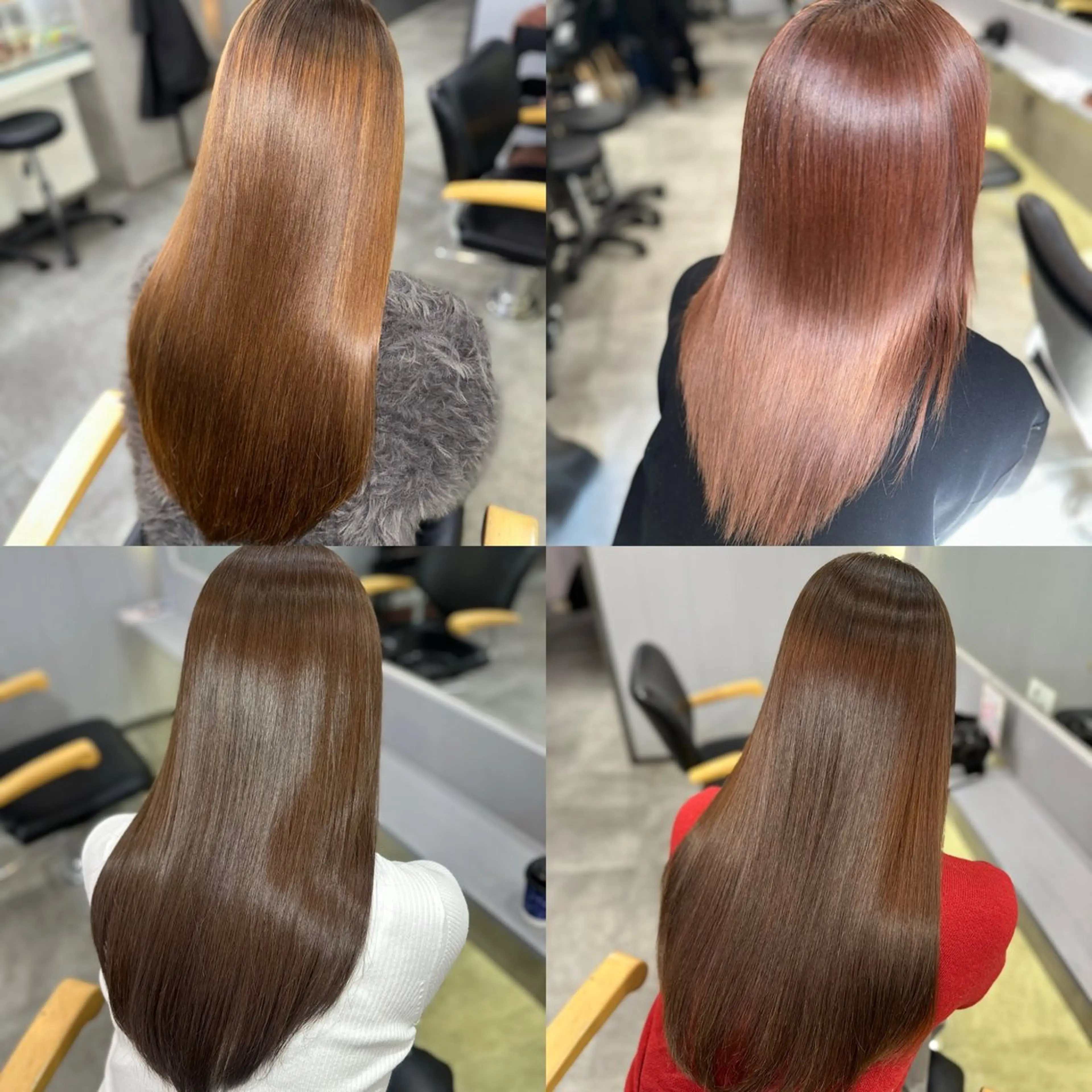 ロング 髪質改善 縮毛矯正 トリートメント 酸性ストレート 酸熱トリートメント ヘアカラー トリートメント 縮毛矯正/髪質改善/ 艶髪💖代々木/木下のヘアスタイル