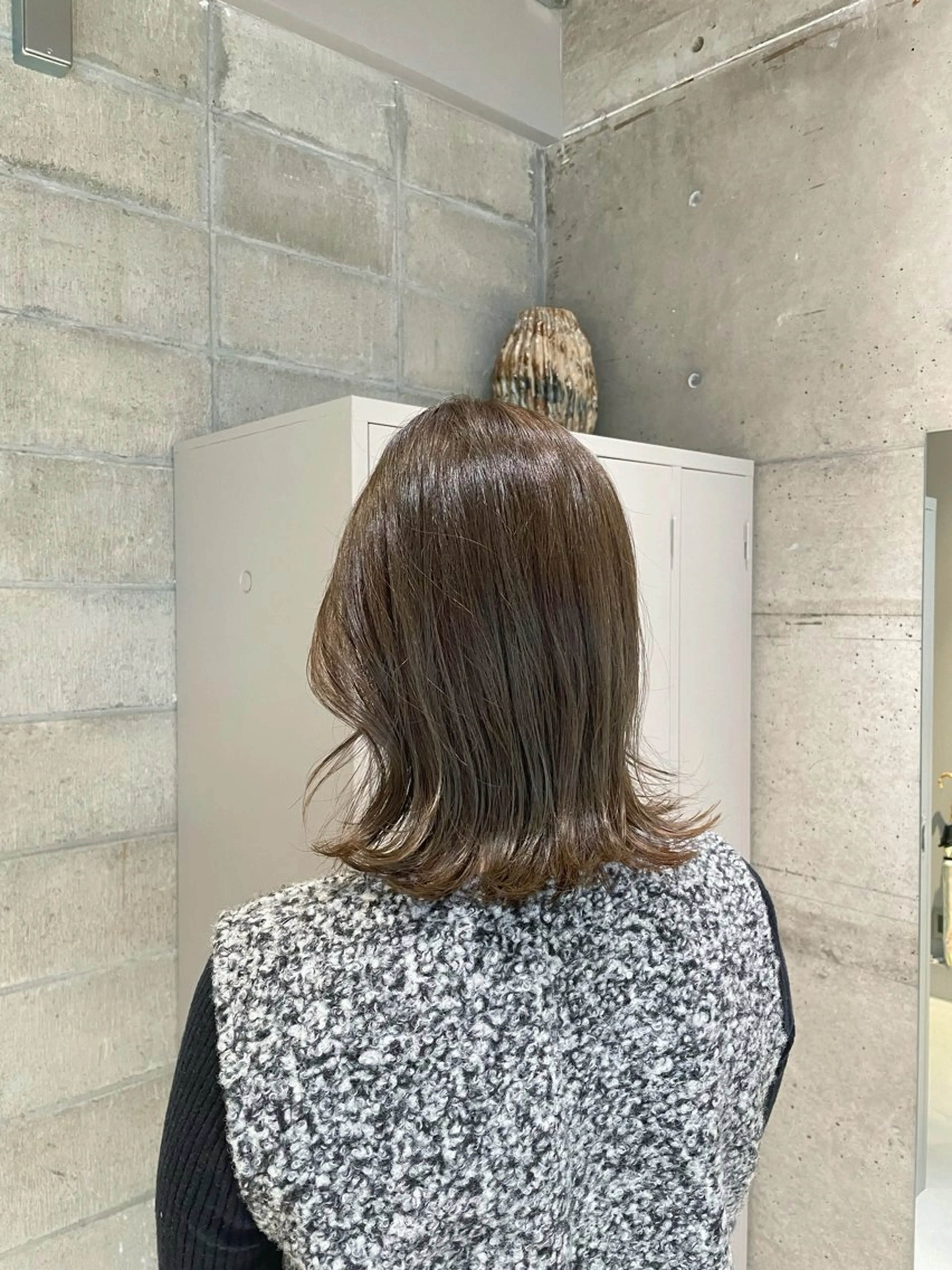 ミディアム カラー IDEN AND TITY所属・ショートモデル募集 yukakoのヘアスタイル