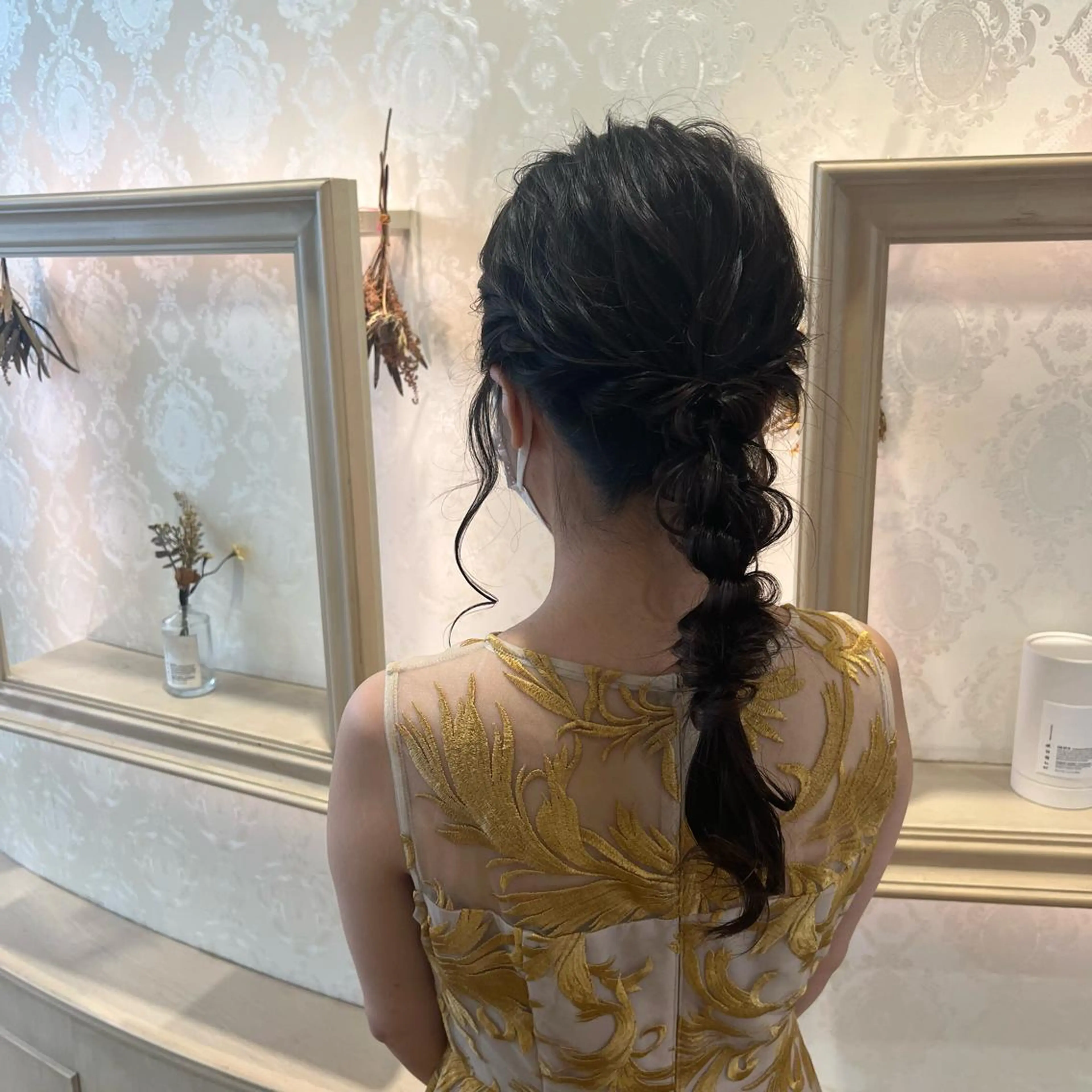 ロング ヘアアレンジ ヘアセット SALOWIN川崎WEST店所属・🌷川崎/アレンジ/ 暖色ボブ/コトネ🌷のヘアスタイル