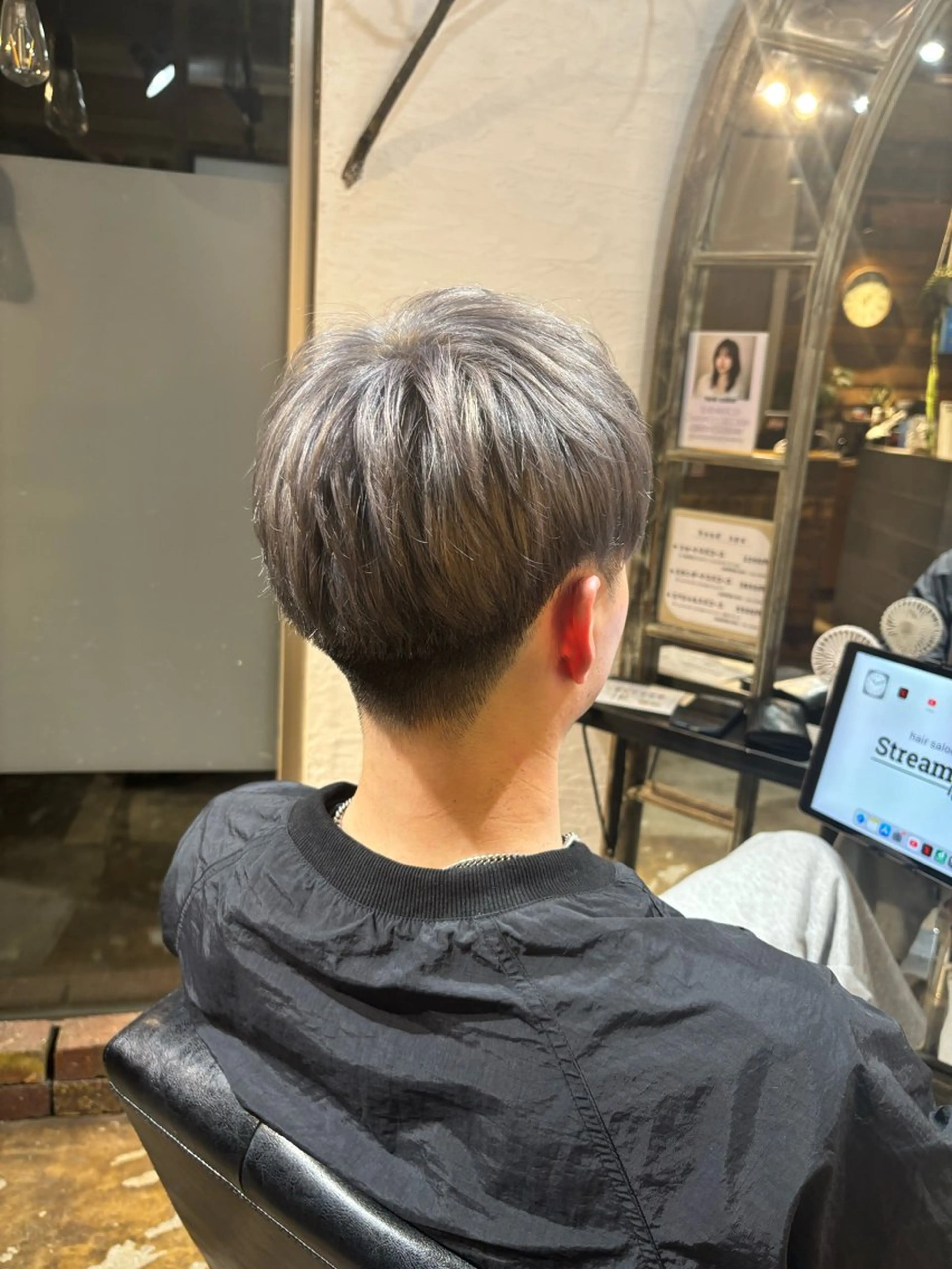 メンズカットの写真