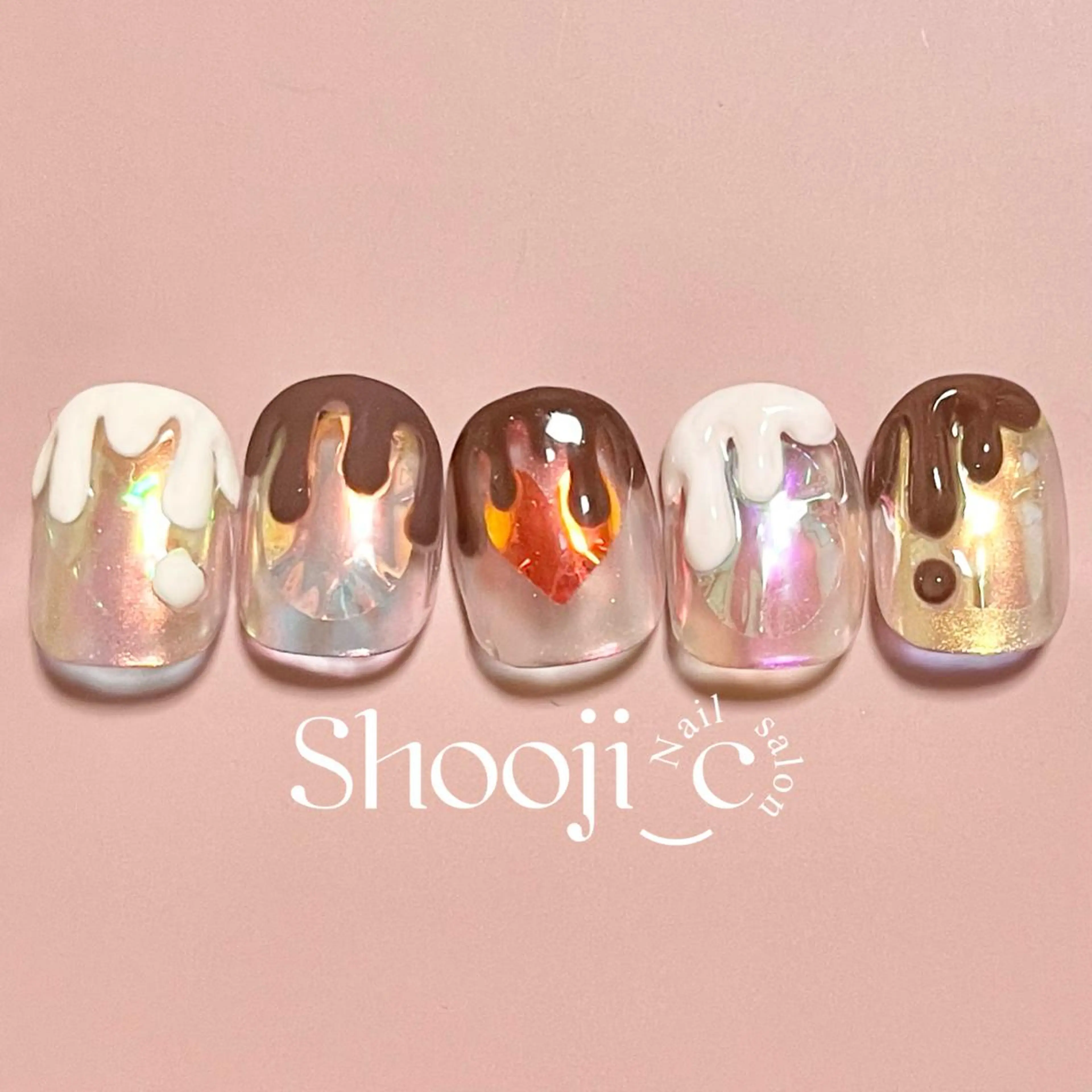 ネイル アートネイル 長さ出し ジェルネイル キラキラネイル マットネイル Shooji_c Nail salon所属・Shooji_c Nail salonのネイルデザイン