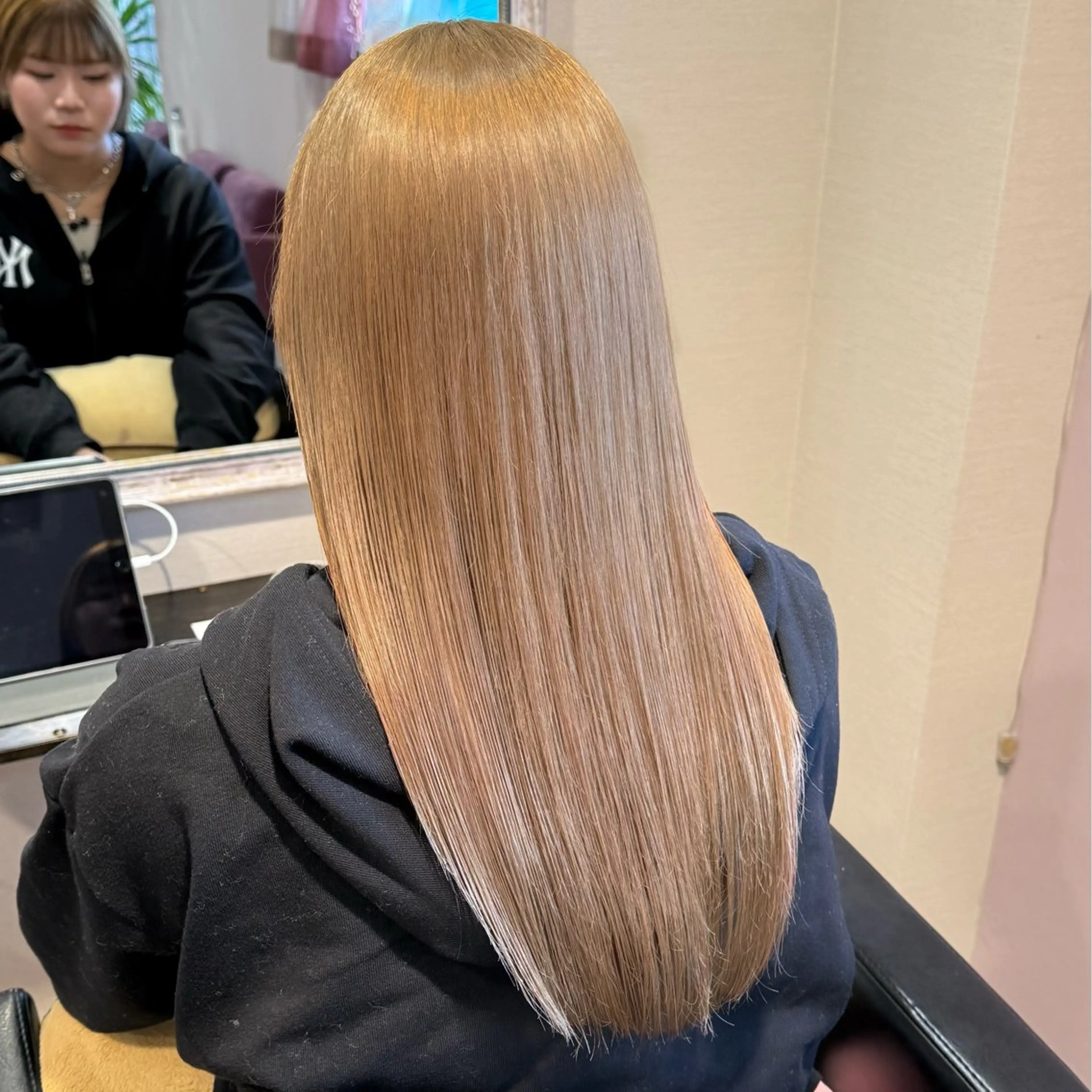 ロング カラー ヘアカラー 柔らかいcolor ￤韓国￤🩰マユ🩰のヘアスタイル