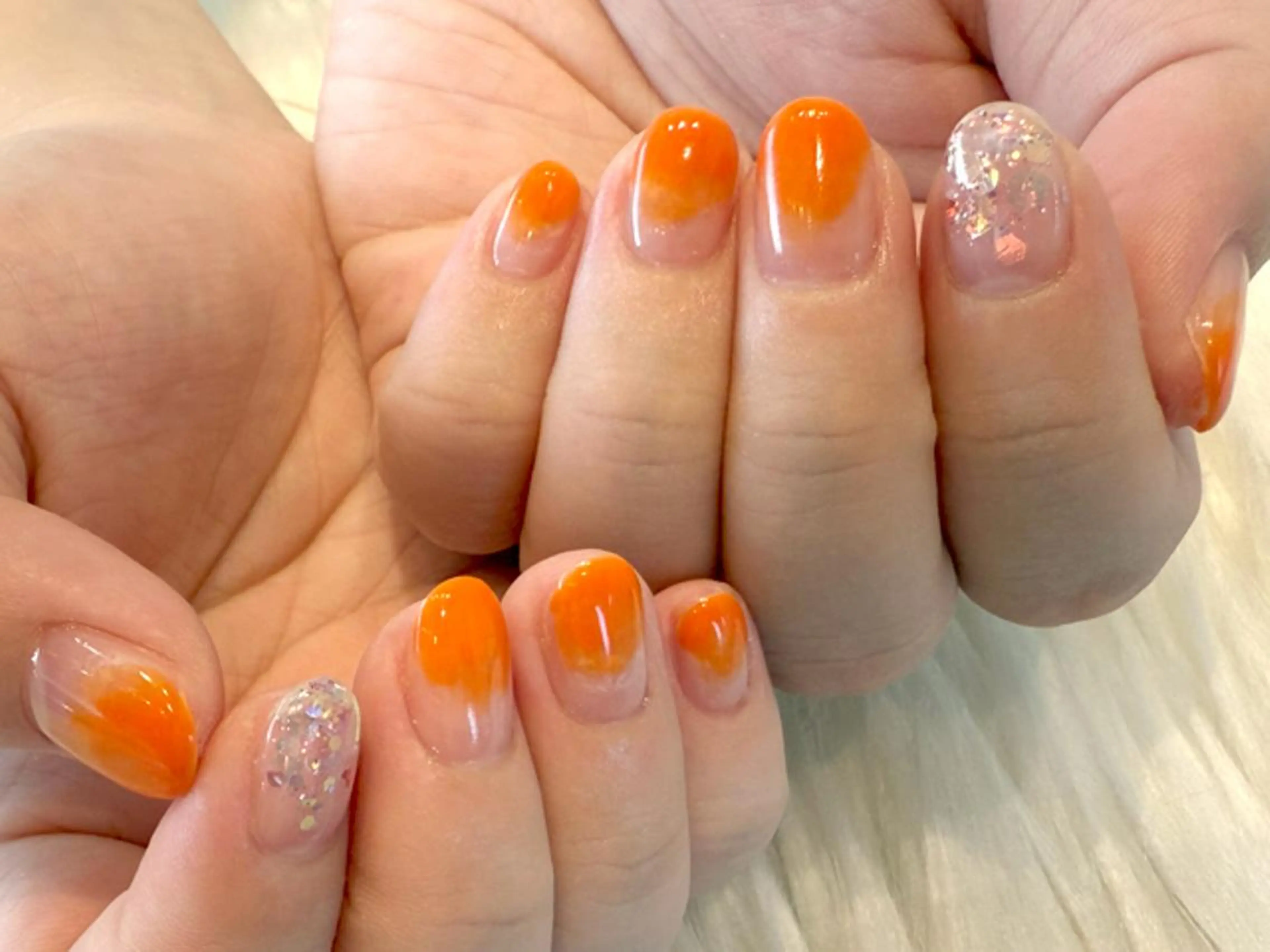 ネイル ニュアンスネイル ハンドネイル Kanai Harukaのネイルデザイン