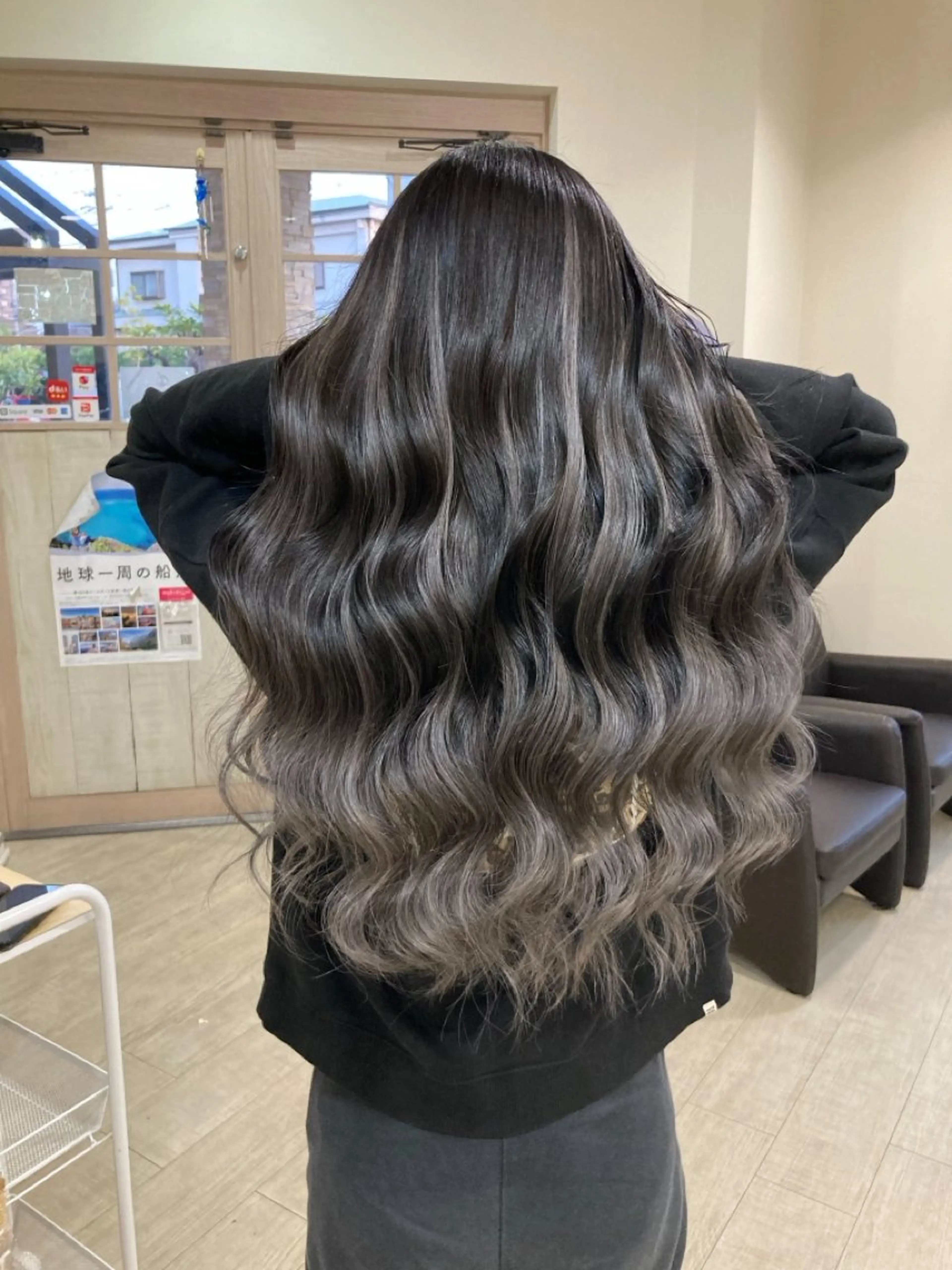 ロング KR2S中百舌鳥所属・🇰🇷羽エク/ シールエクRYOKAのヘアスタイル