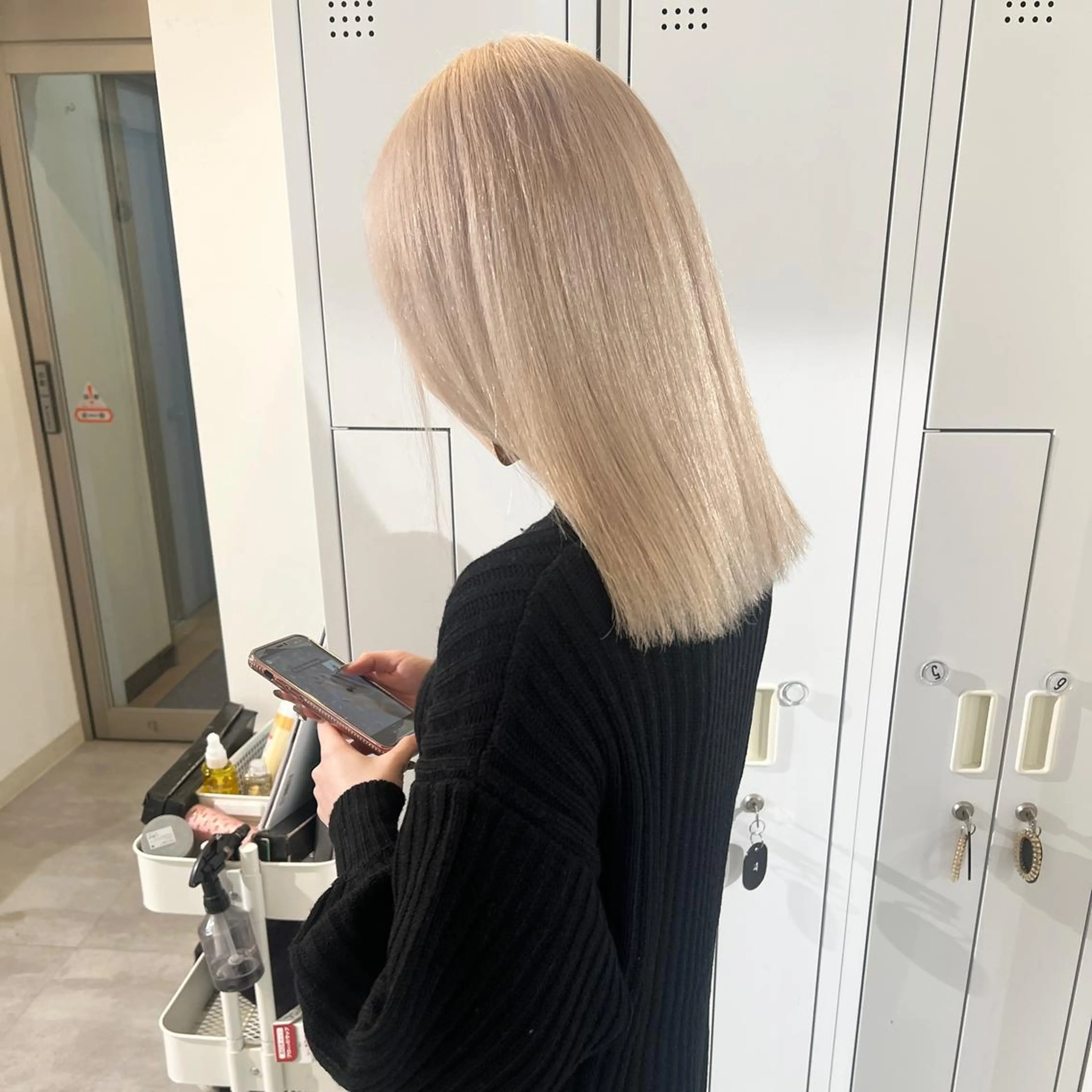 セミロング ヘアカラー トリートメント Luis難波店所属・ルイス難波 keinaのヘアスタイル