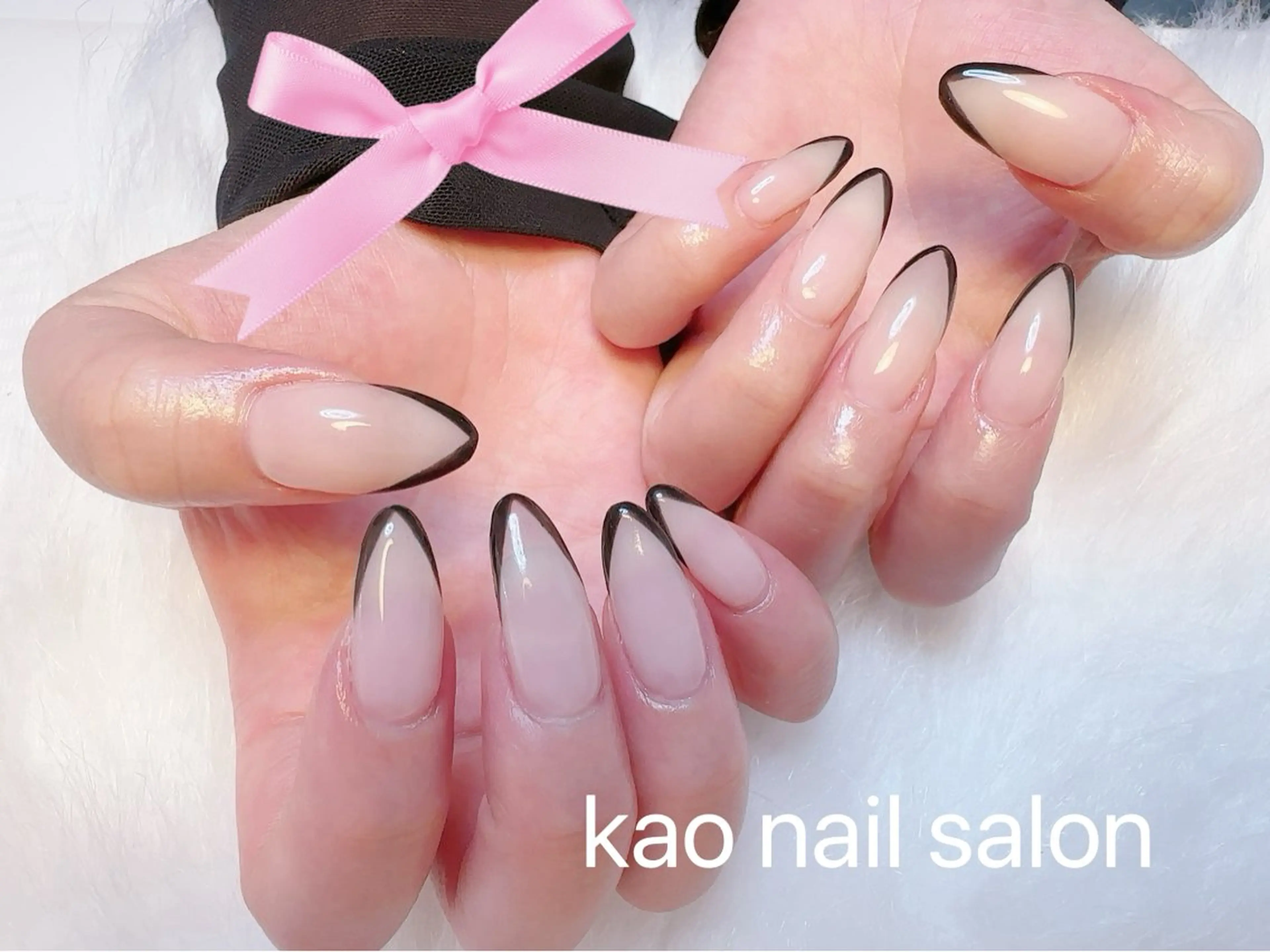 ネイル ハンドネイル kao nail マグネット/長さだしのネイルデザイン