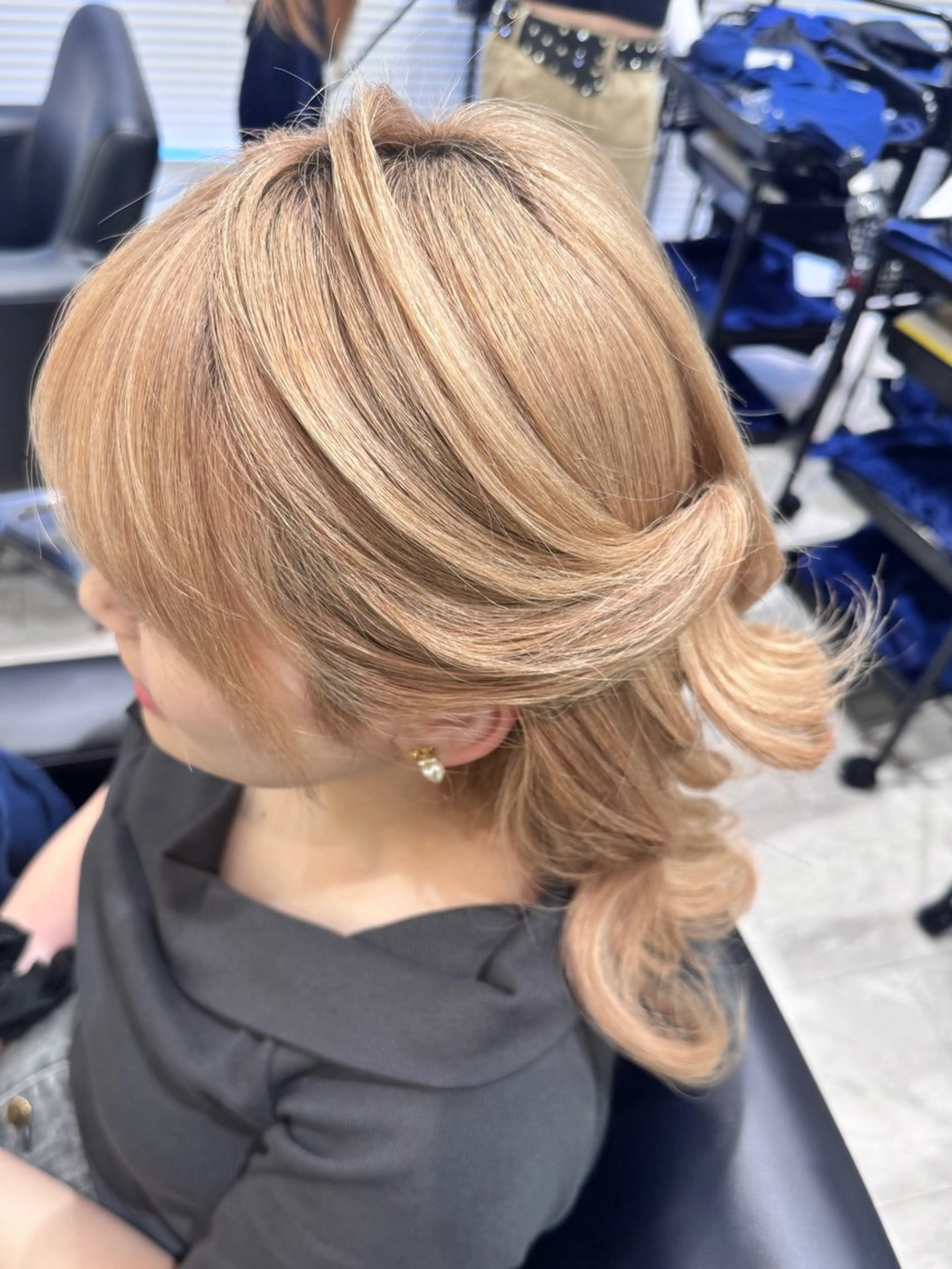 セミロング ヘアアレンジ ヘアセット sakura/板橋 モデル募集中🪄︎︎のヘアスタイル