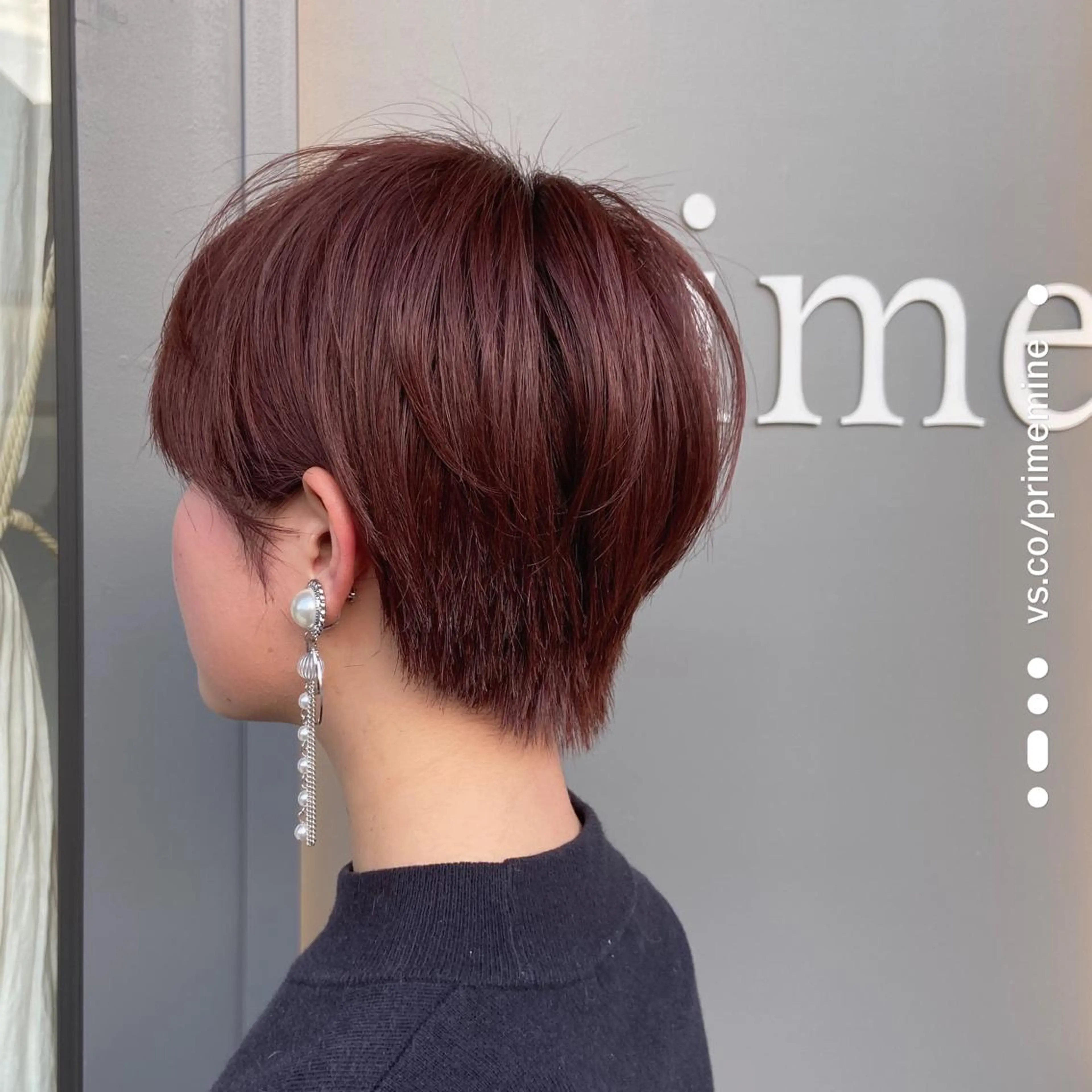 ショート ショートヘア 峯 志帆のヘアスタイル