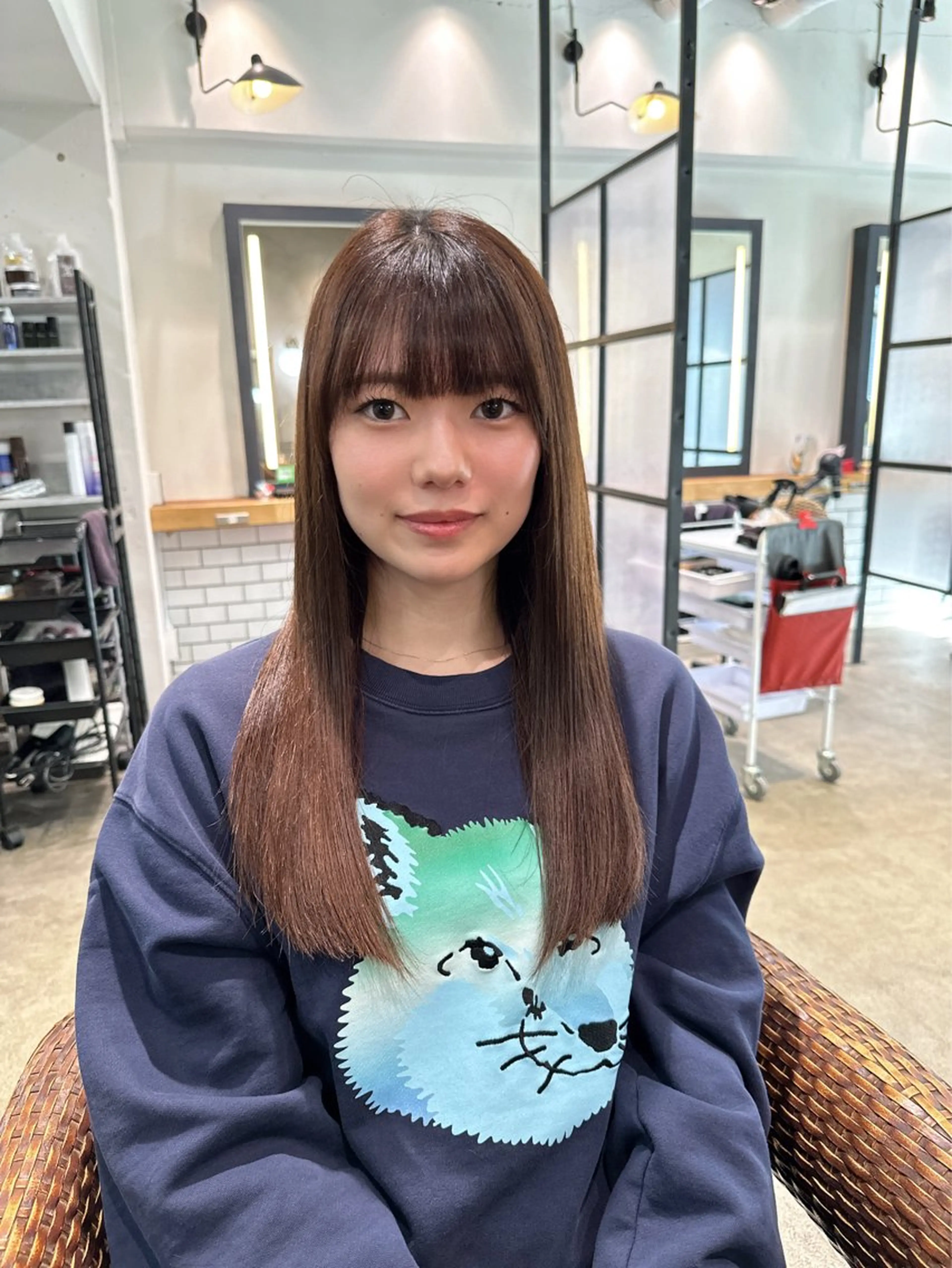 ミディアム カラー パーマ ヘアアレンジ メンズ キッズ ミディアムレイヤー メンズブリーチ メンズ韓国風 メンズウルフカット ベージュカラー 🌈髪質改善TR 艶カラーユウダイ🌈のヘアスタイル