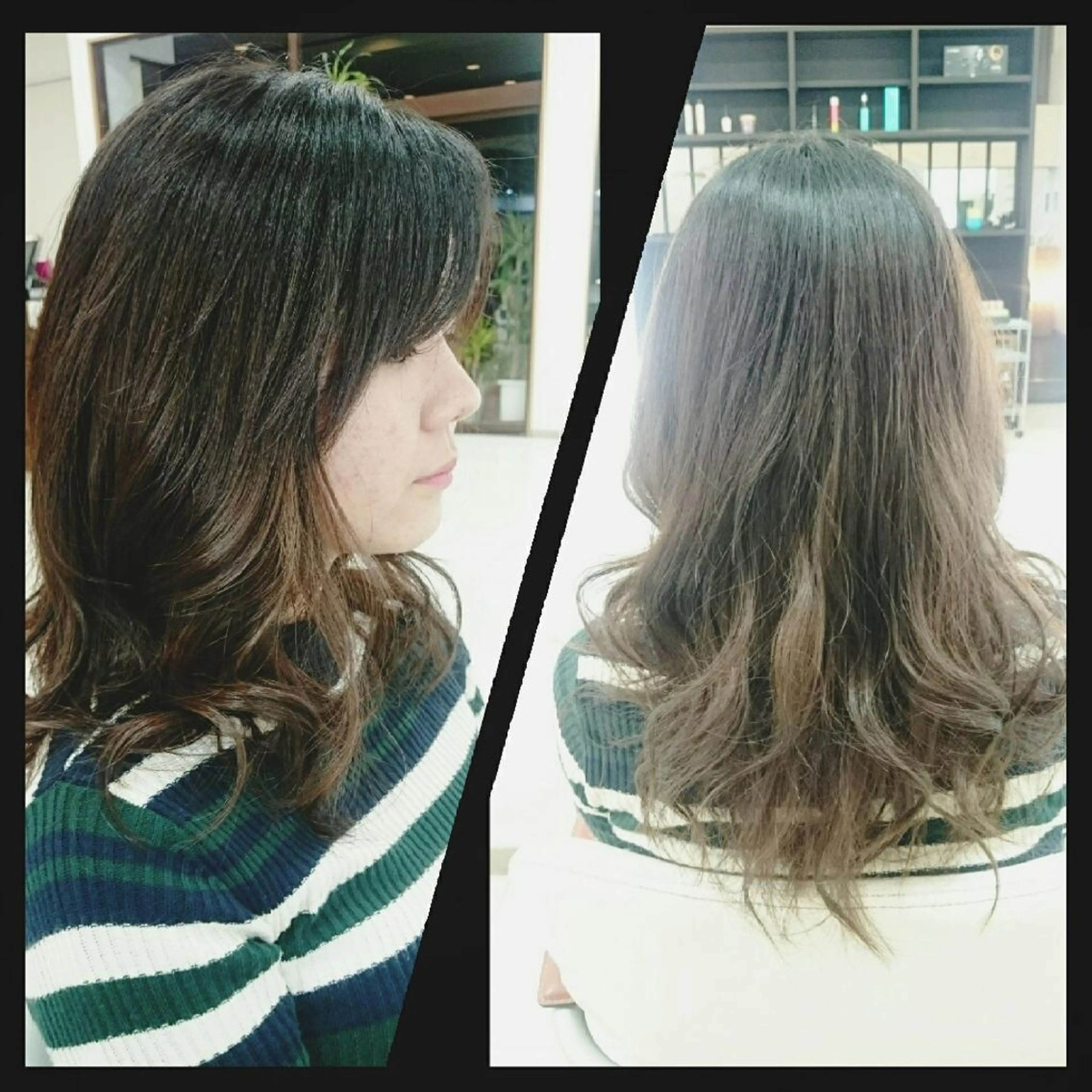 ロング キンジョウ エナミのヘアスタイル