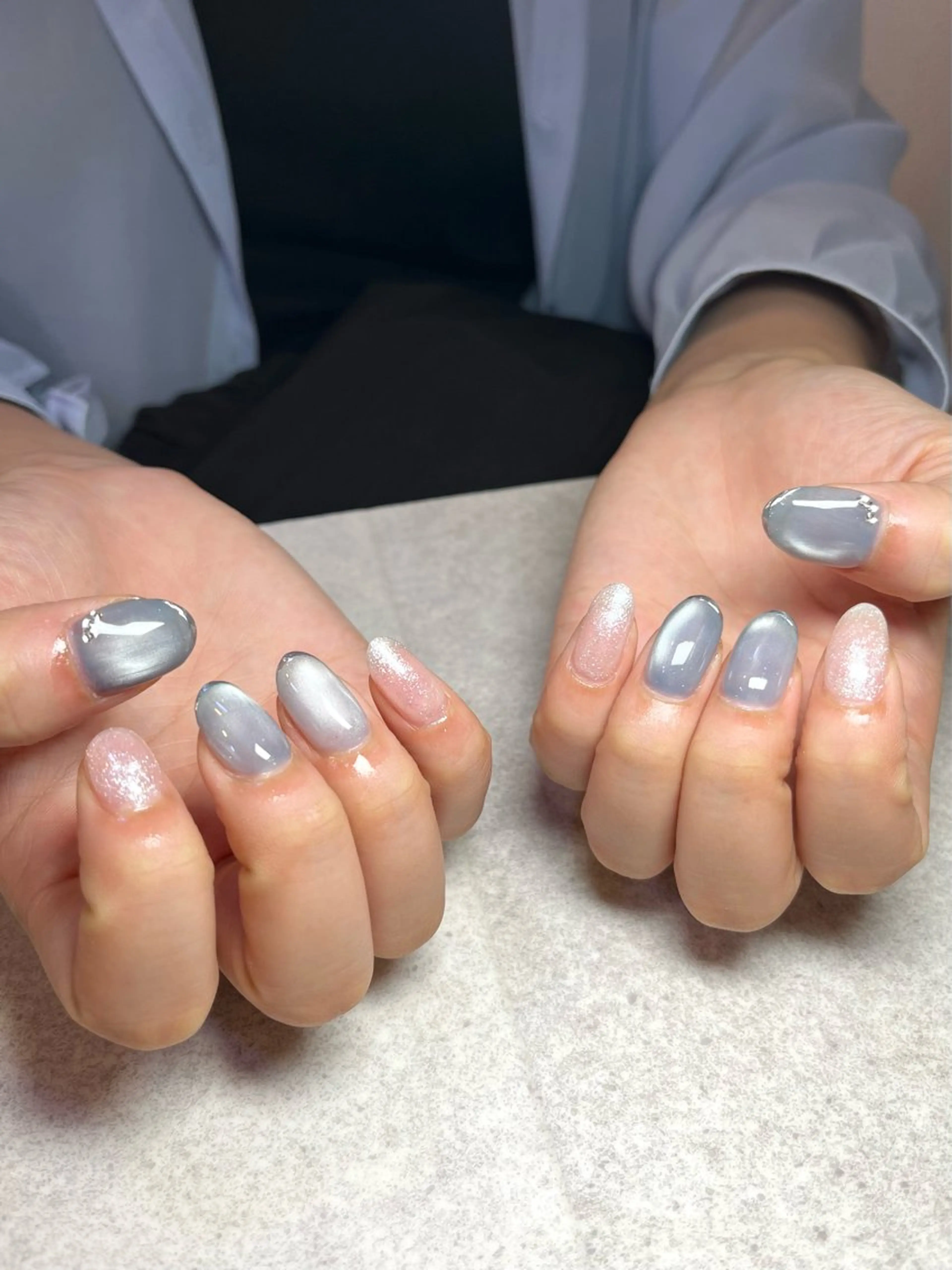 ネイル ショートネイル ハンドネイル elu 船橋店 Fukaのネイルデザイン
