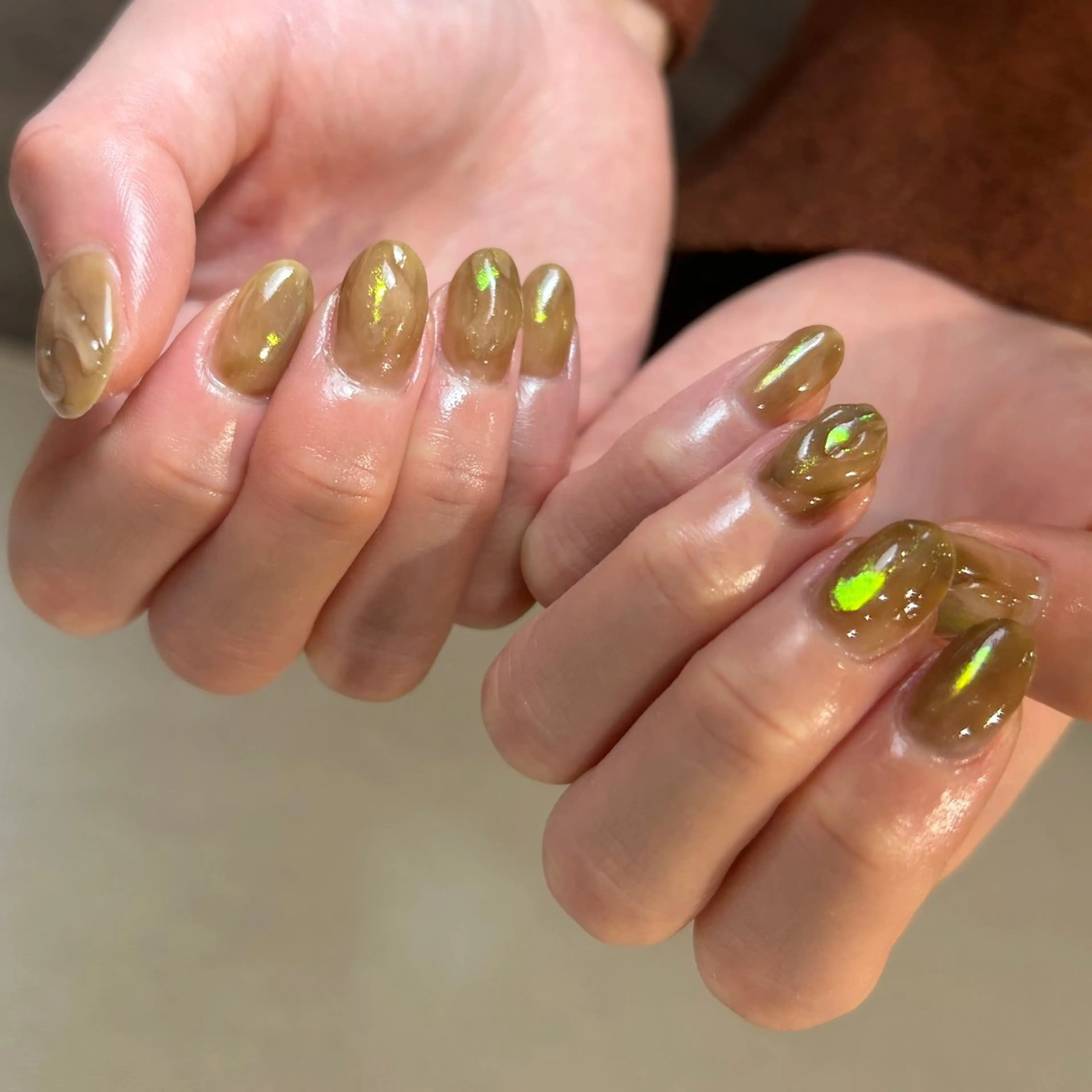 ネイル ハンドネイル NINEnami ニュアンスネイルのネイルデザイン