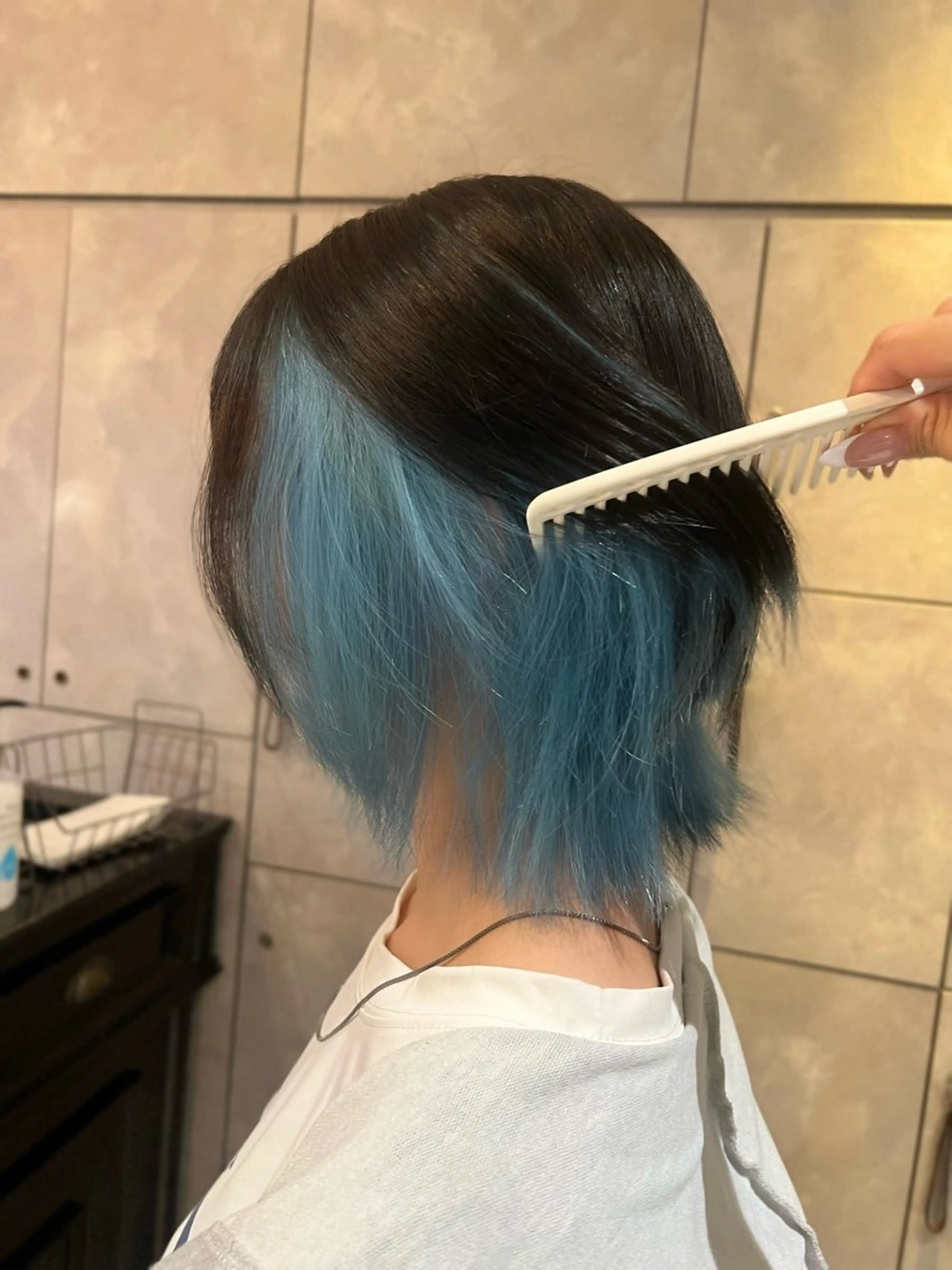 ミディアム カラー ヘアカラー トリートメント ヘアセット Lani5710所属・🎀ハイトーン・艶 カラー HANA🎀のヘアスタイル