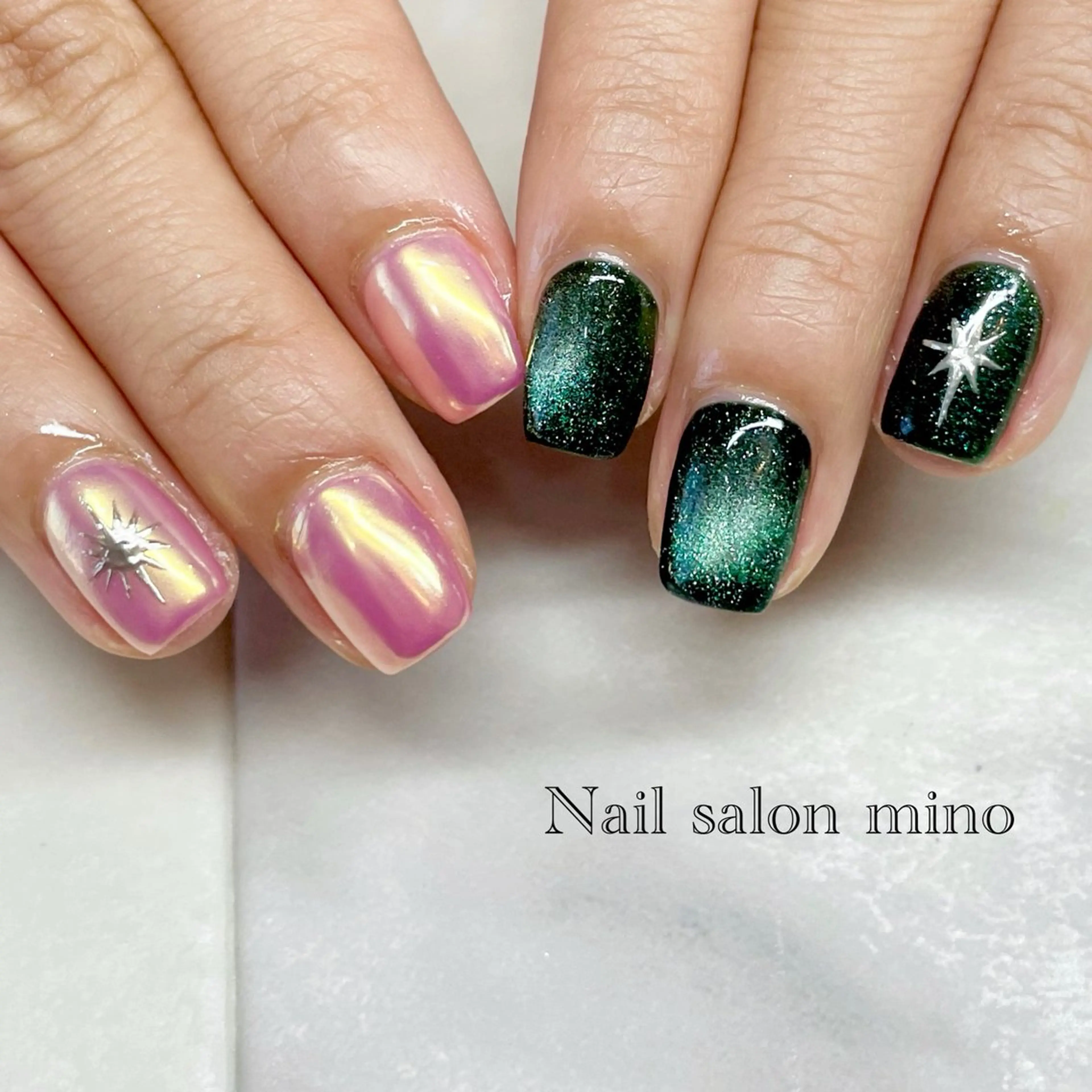 ネイル スカルプネイル 三野　nail salon minoのネイルデザイン