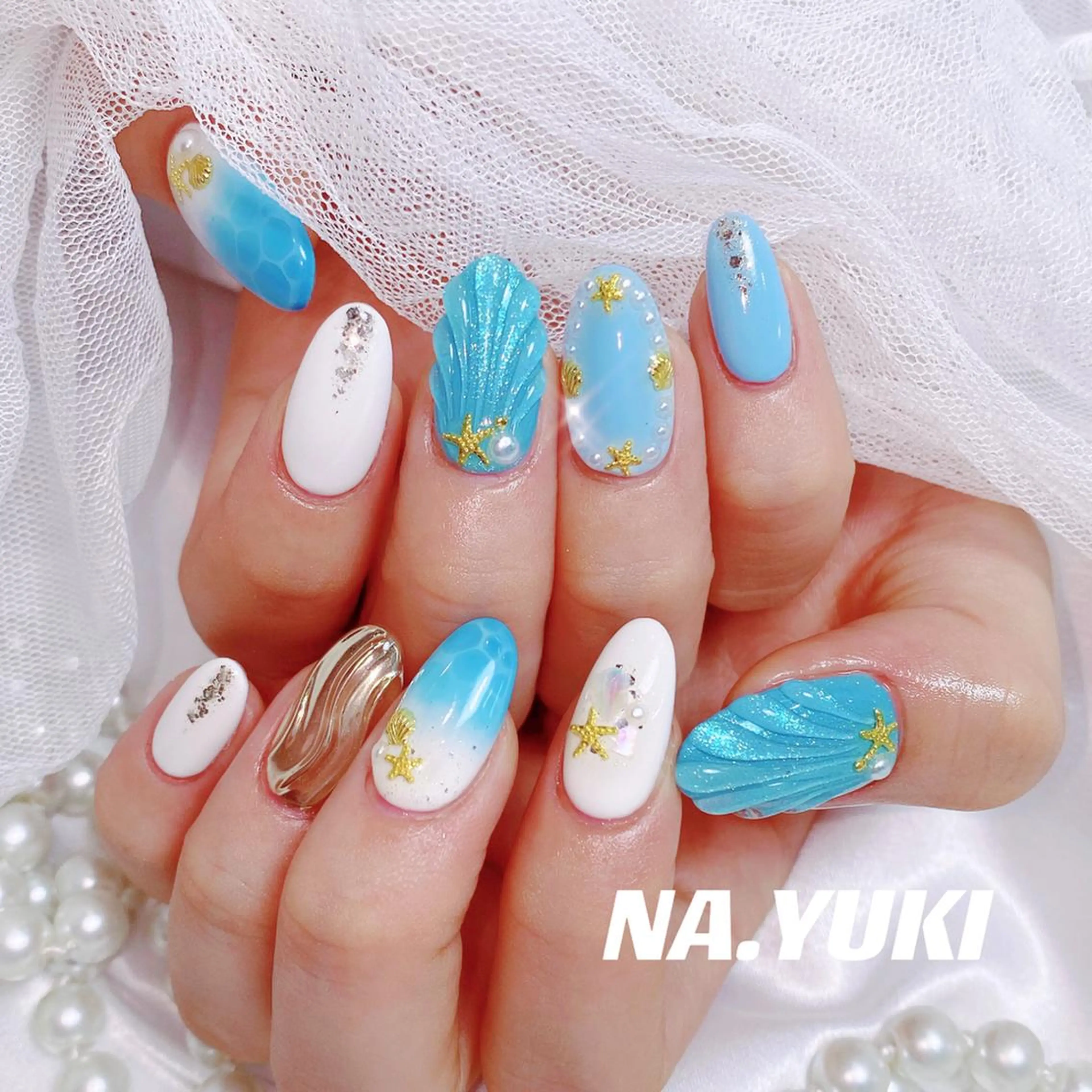 ネイル ハンドネイル ハンドケア ナユキNA.YUKI 池袋店のネイルデザイン