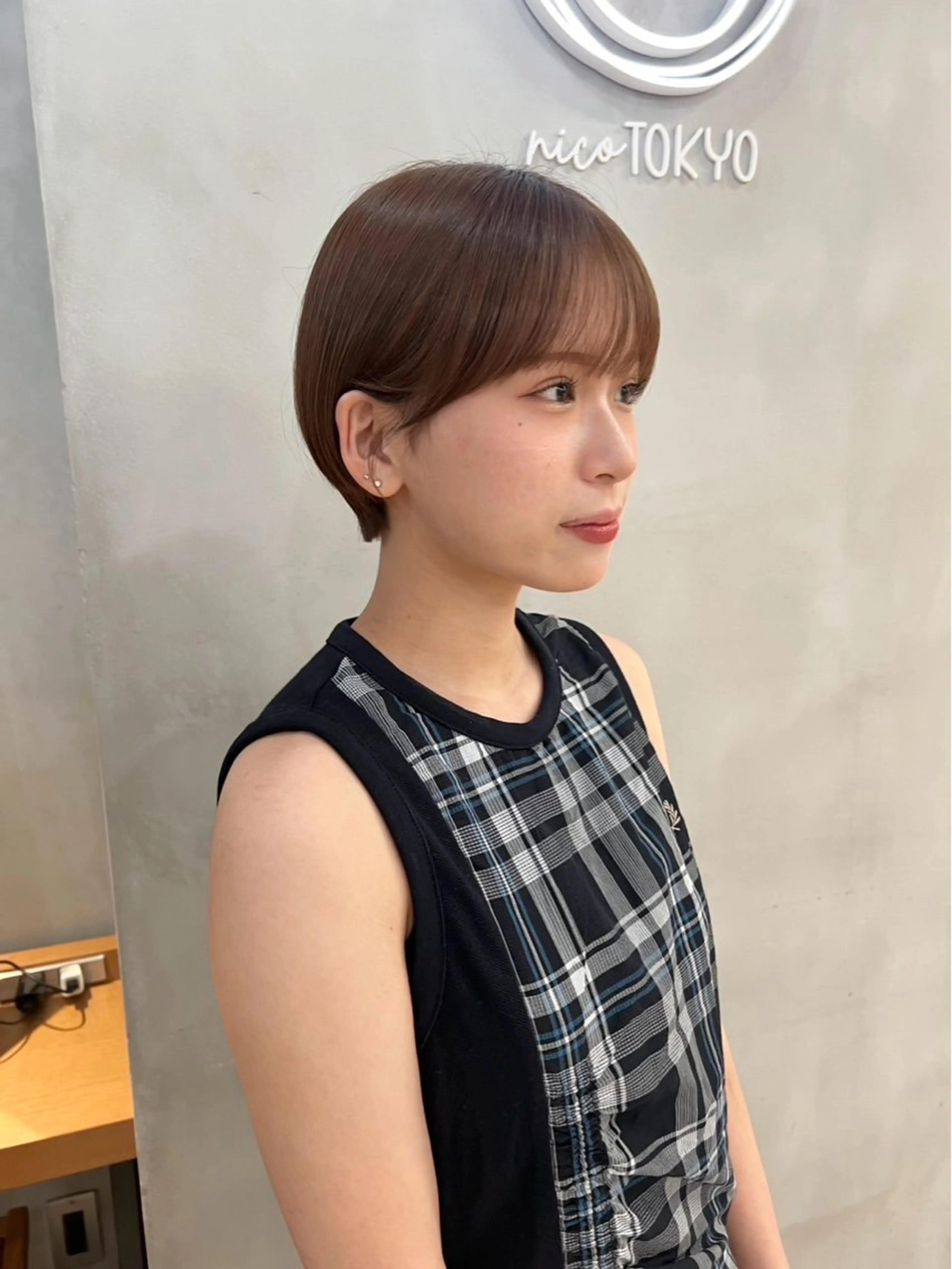 ショート カット 🌷ショート/縮毛 矯正/ さくら🌷のヘアスタイル
