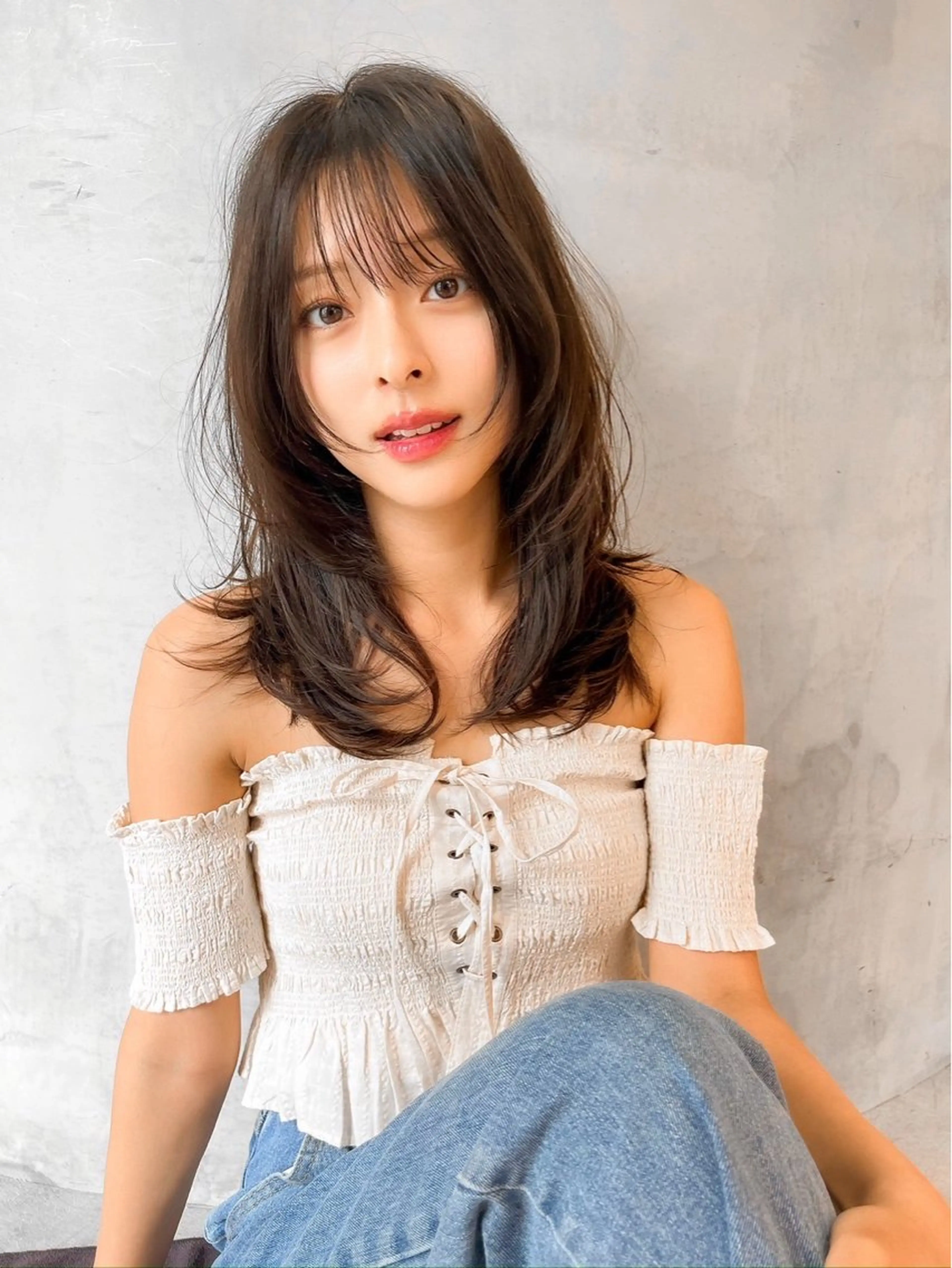 ミディアム カット ヘアカラー トリートメント ヘッドスパ 遠藤大雅 ショート /レイヤー/矯正🌈のヘアスタイル