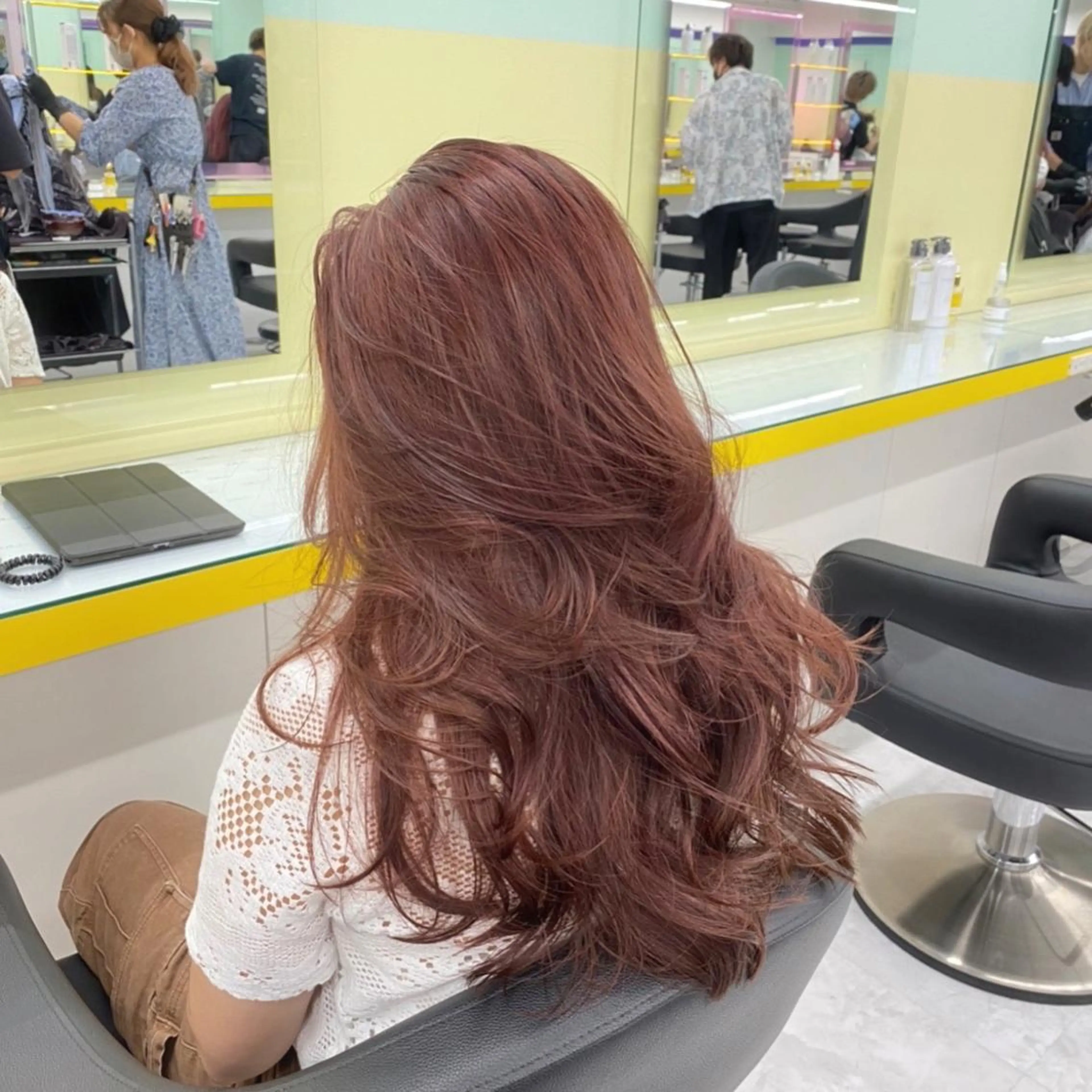 ロング ヘアカラー ヘアセット 🎀Girly艶髪 暖色🎀Harukaのヘアスタイル