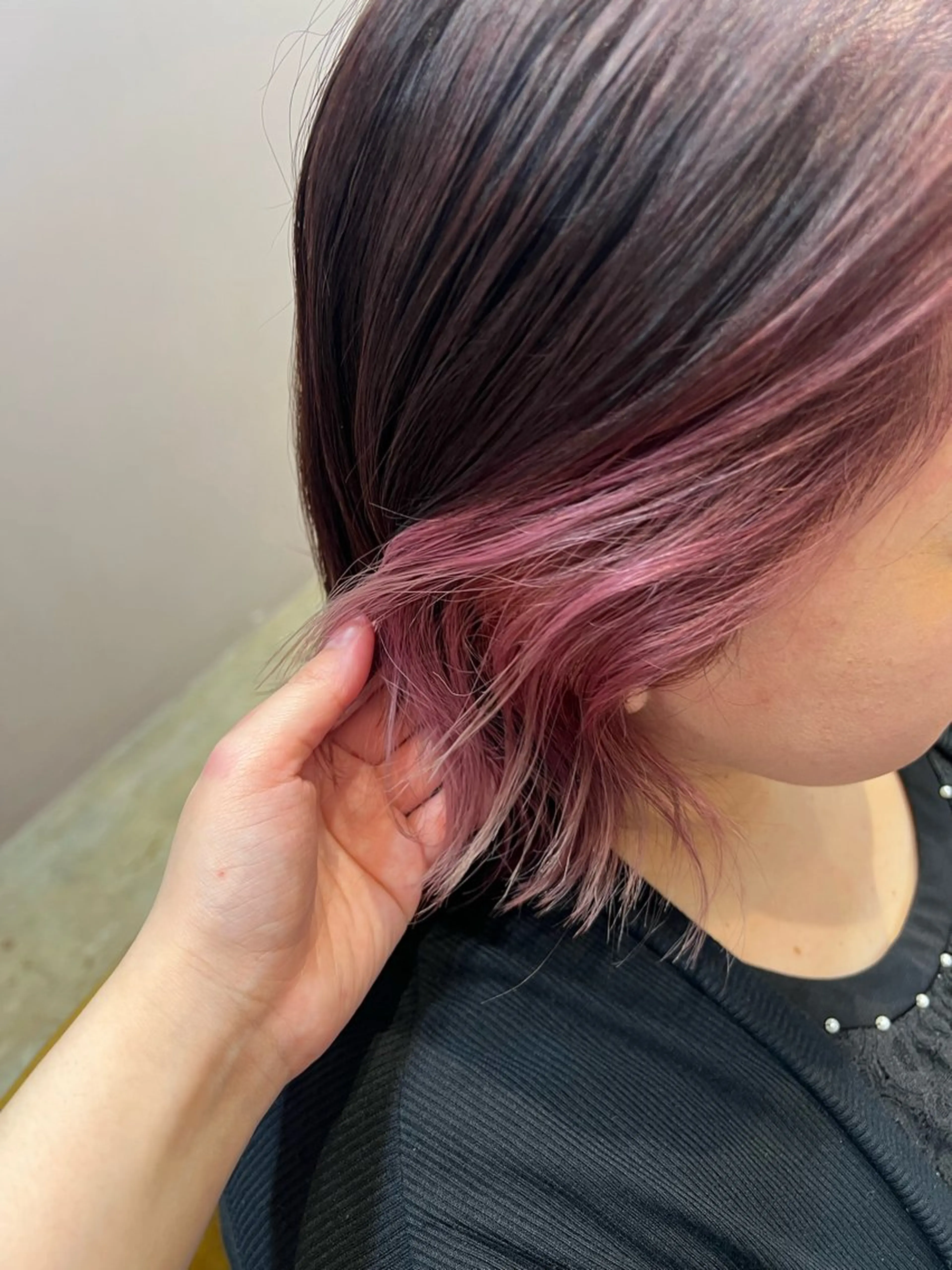 ミディアム カコ/レイヤーカット ヘアアレンジのヘアスタイル