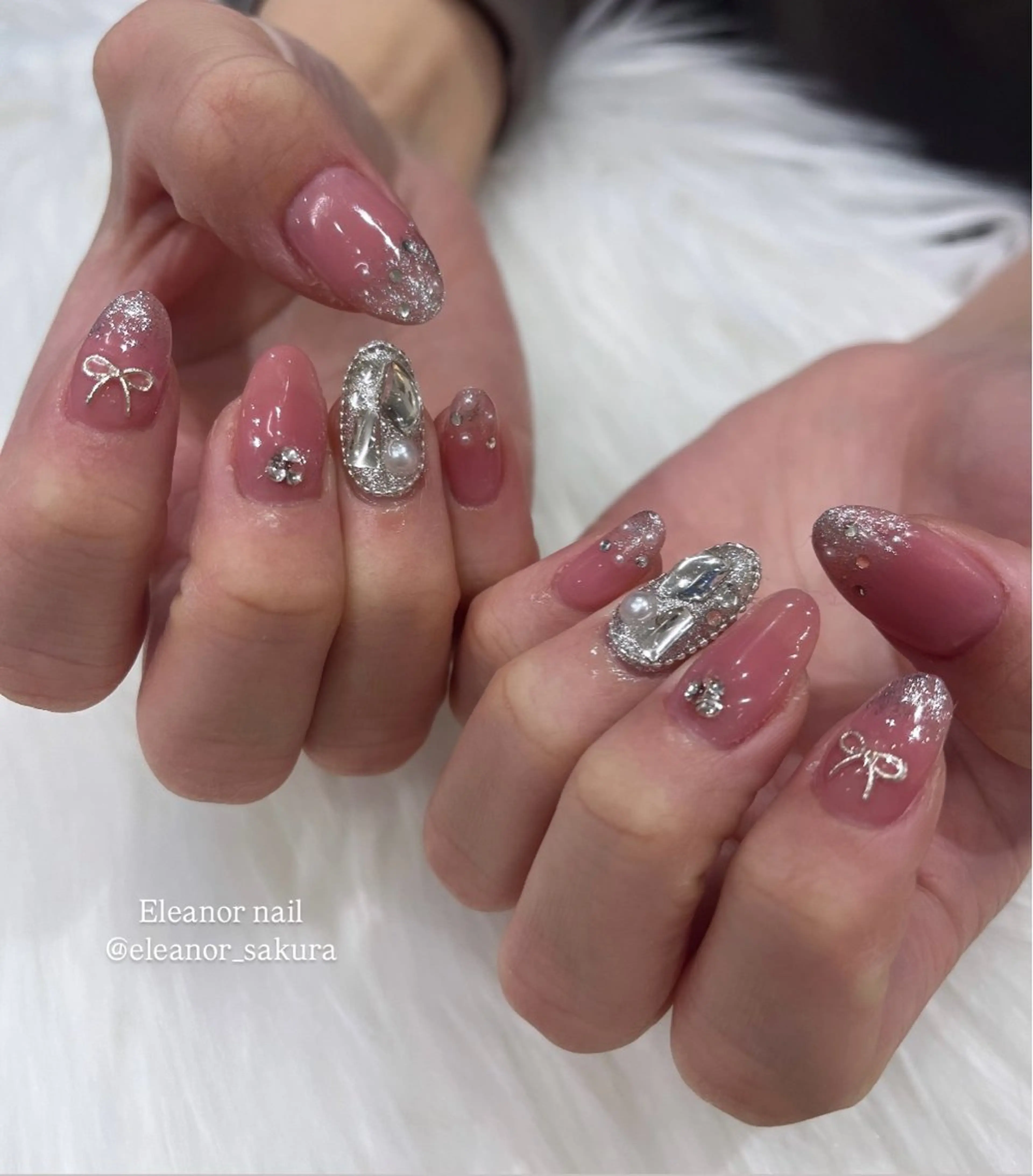 ネイル Sakura 🩵のネイルデザイン