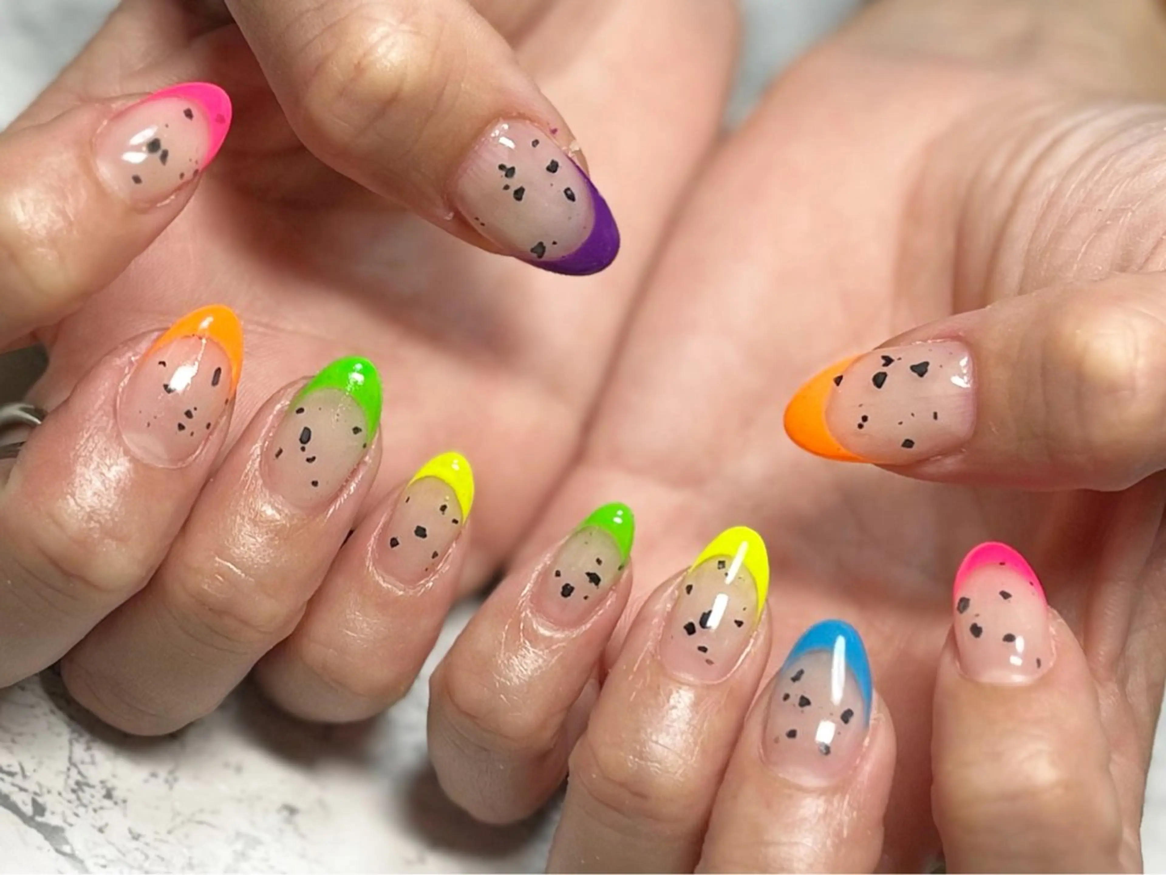 ネイル フットネイル ニュアンスネイル シンプルネイル 春ネイル 夏ネイル ネイル フフラ所属・nail fufla ♡yamane♡のネイルデザイン