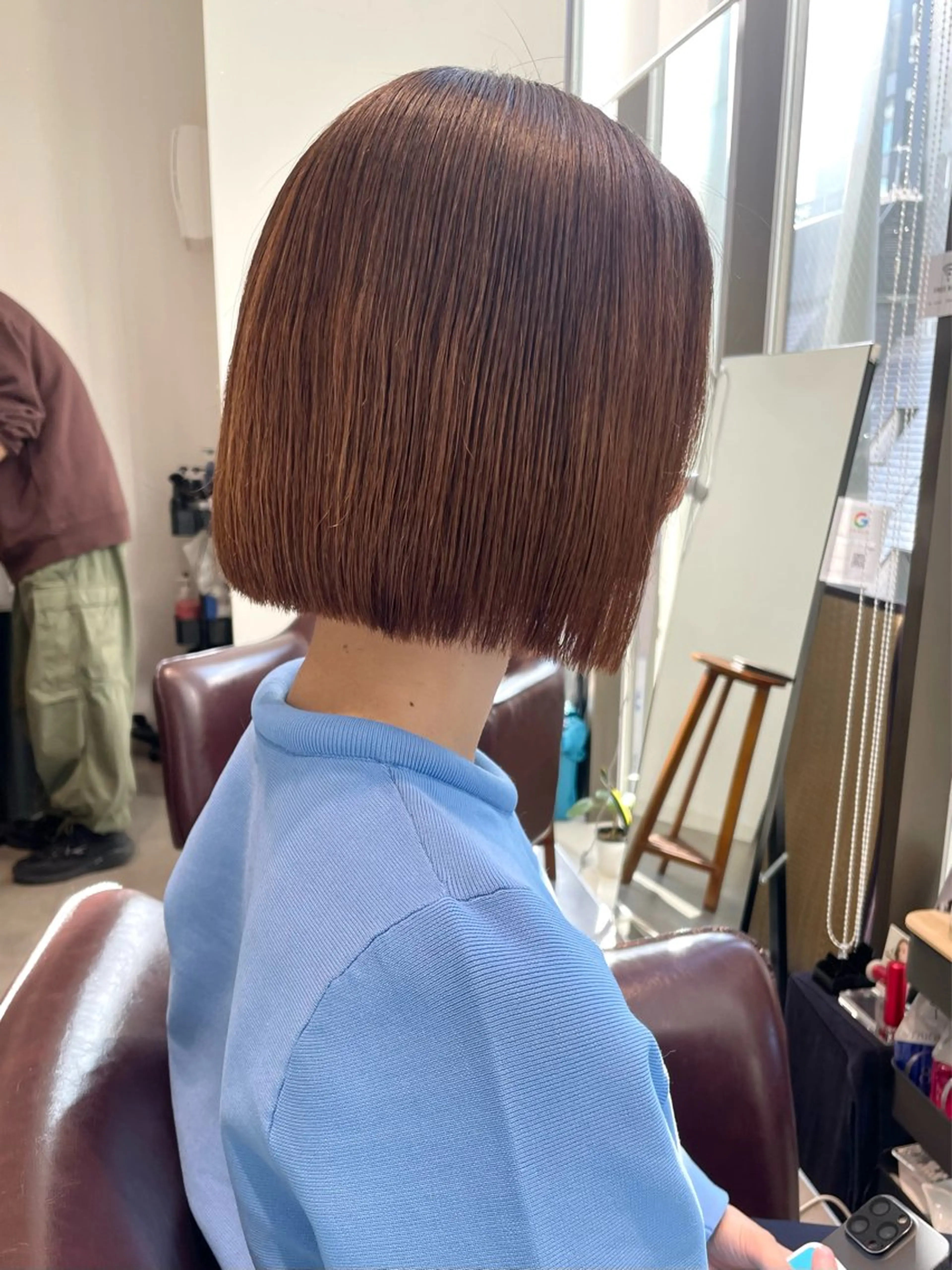 ミディアム SAUT銀座所属・石川玲菜/ 髪質改善ボブ/メンズのヘアスタイル