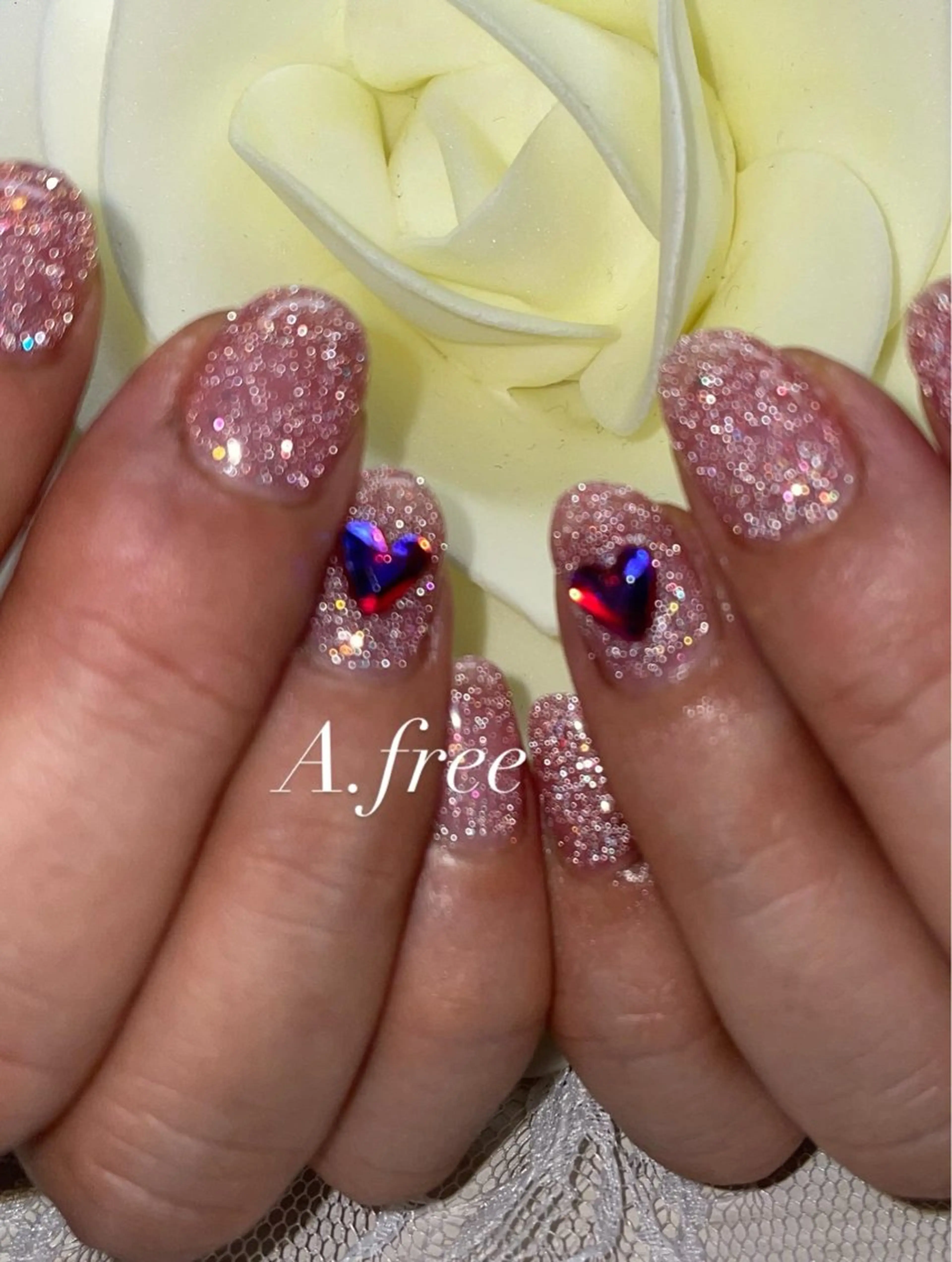 ネイル ハンドネイル A.free✧*｡ アレルギー対応✧*｡のネイルデザイン