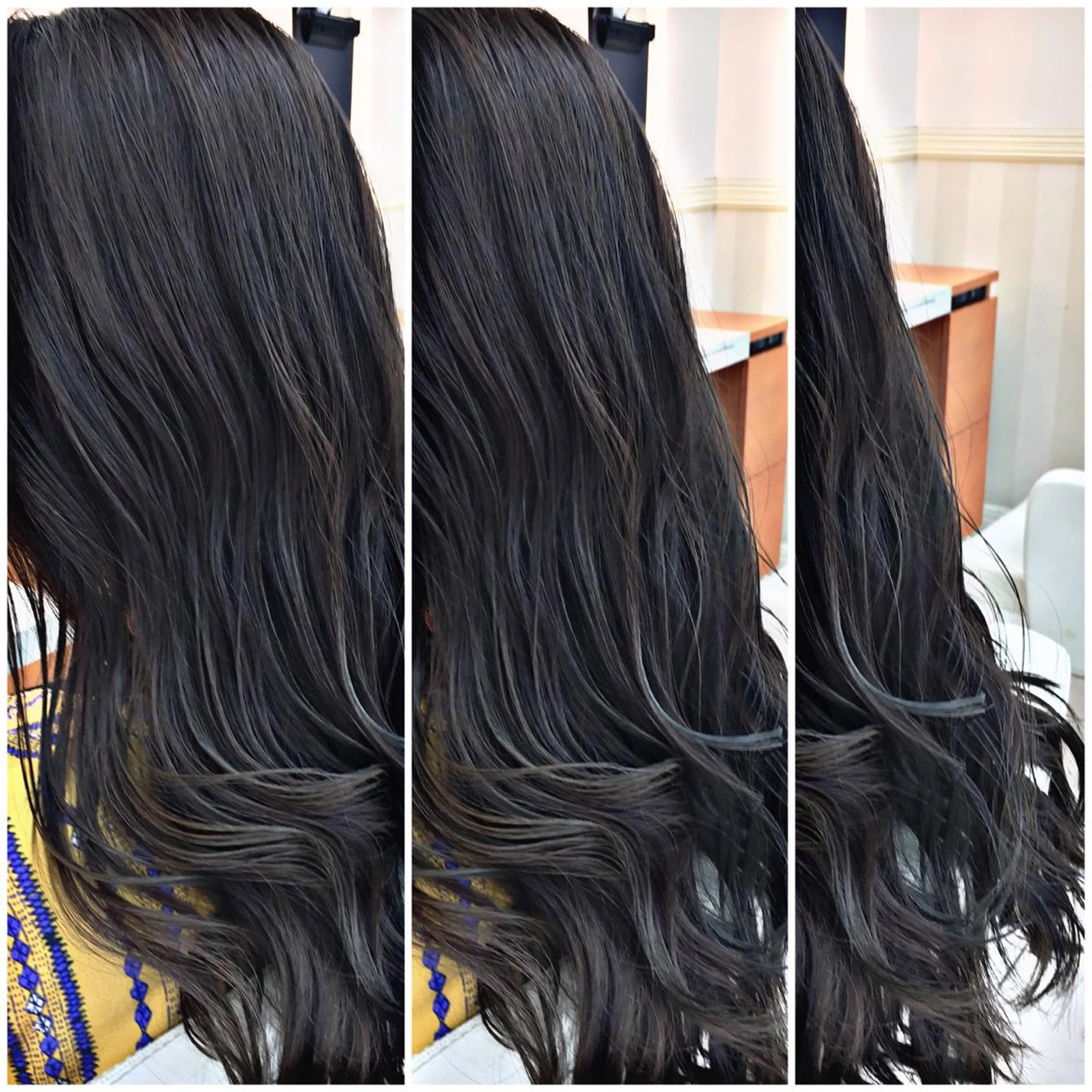 ロング カラー アッシュ イルミナカラー 外国人風カラー カット ヘアカラー トリートメント N° jillva ♦️川端裕司♦️のヘアスタイル
