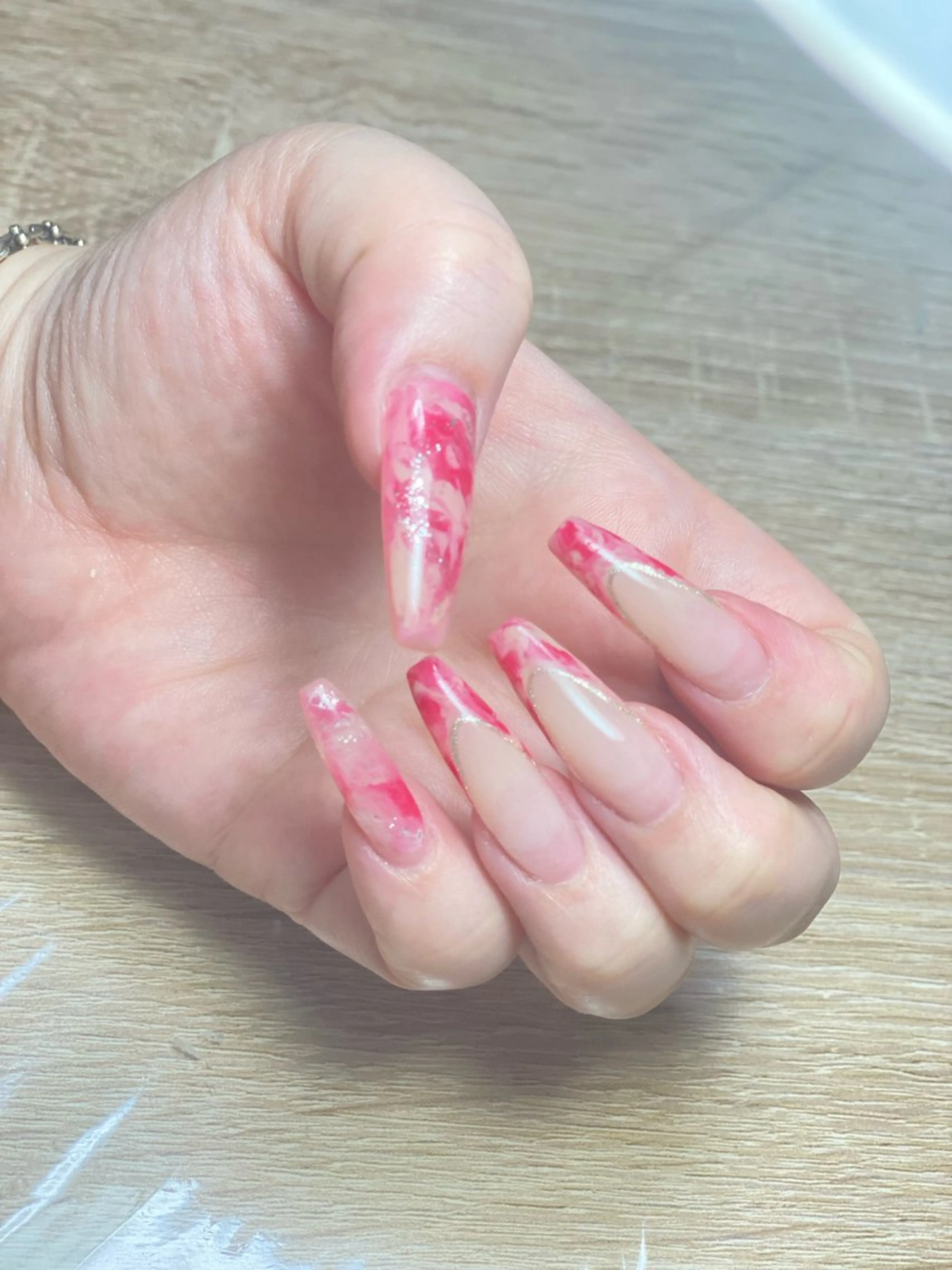ネイル フレンチネイル ニュアンスネイル スクエアネイル Esthetic Will所属・will 有希のネイルデザイン