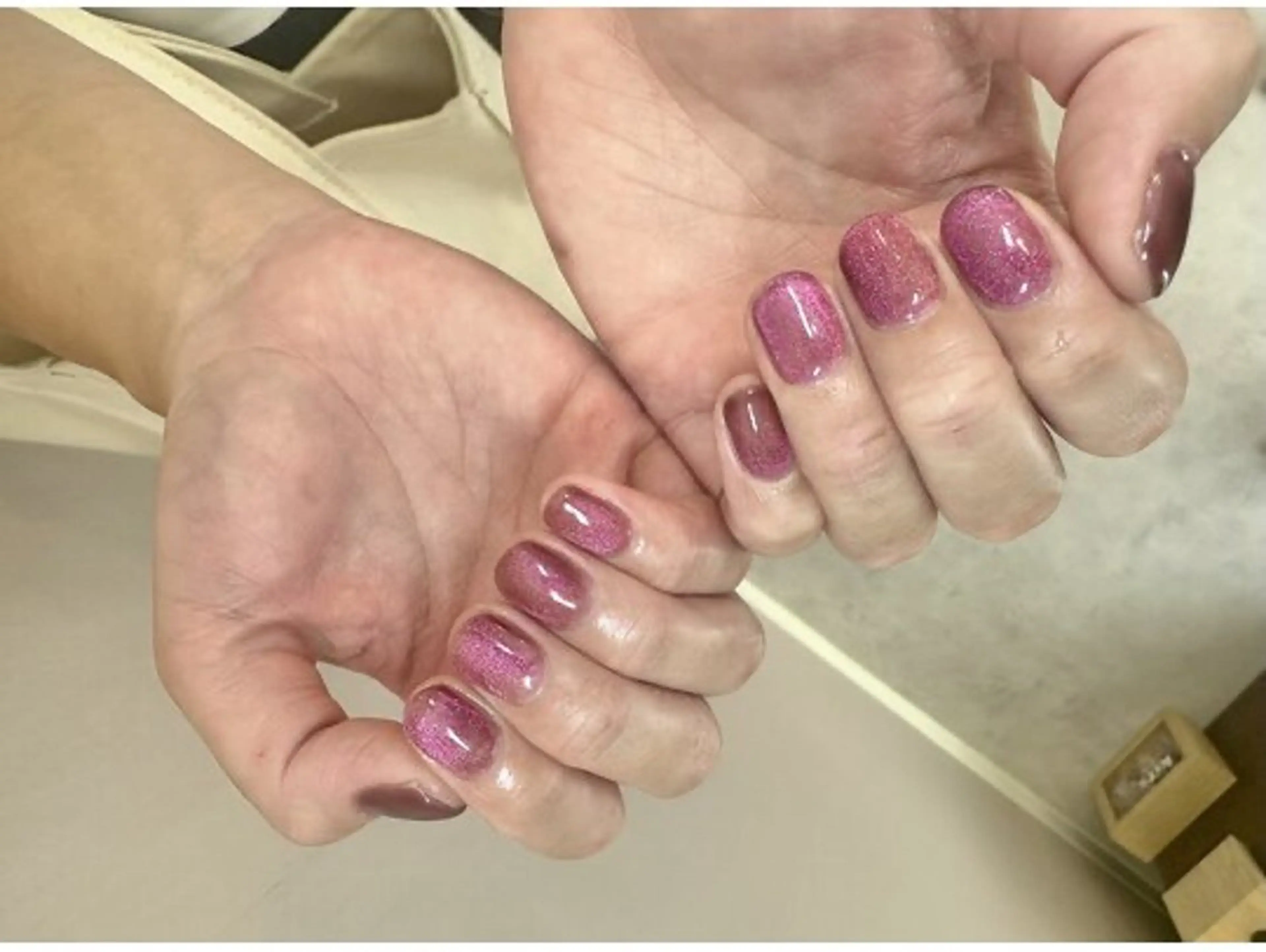 6月迄平日限定❣️《HAND》オフ&本格甘皮ケア込み✨マグネットワンカラーの写真