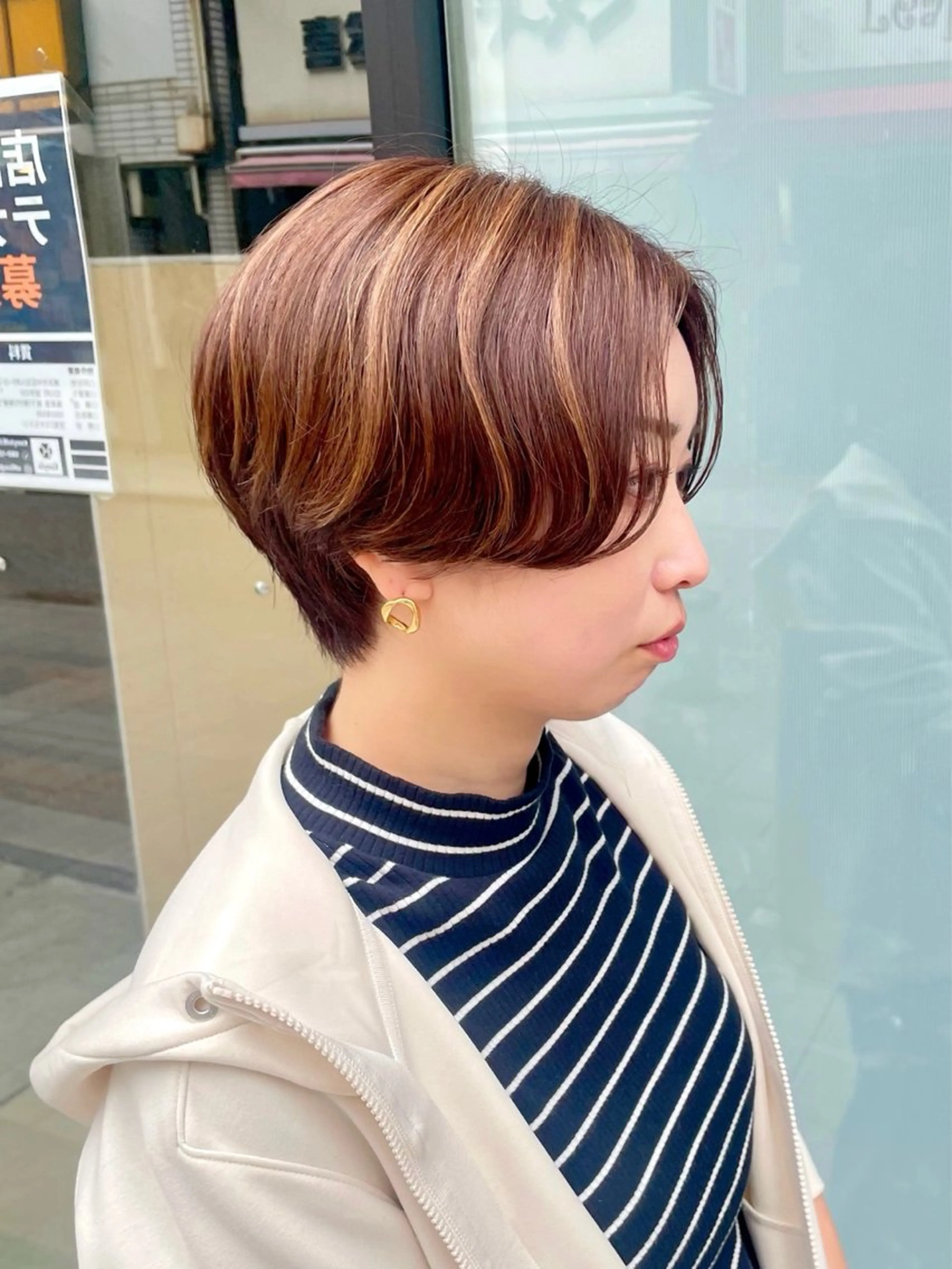 ショート カラー カット ヘアカラー トリートメント ショート/ボブ 🌟齋藤ほのかのヘアスタイル