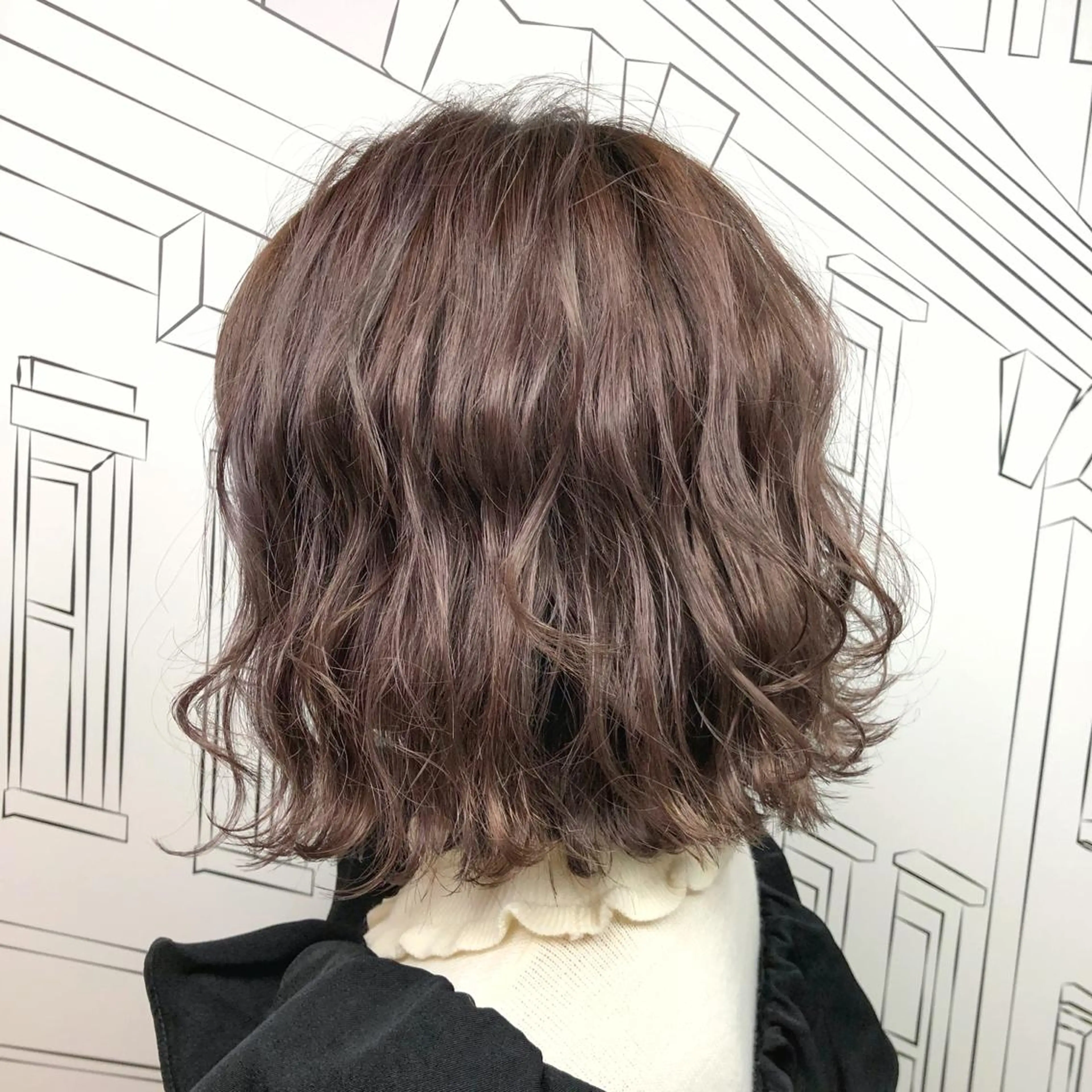 ミディアム アッシュ ヘアカラー レイヤー⭐️カラー ⭐️平川雅史のヘアスタイル