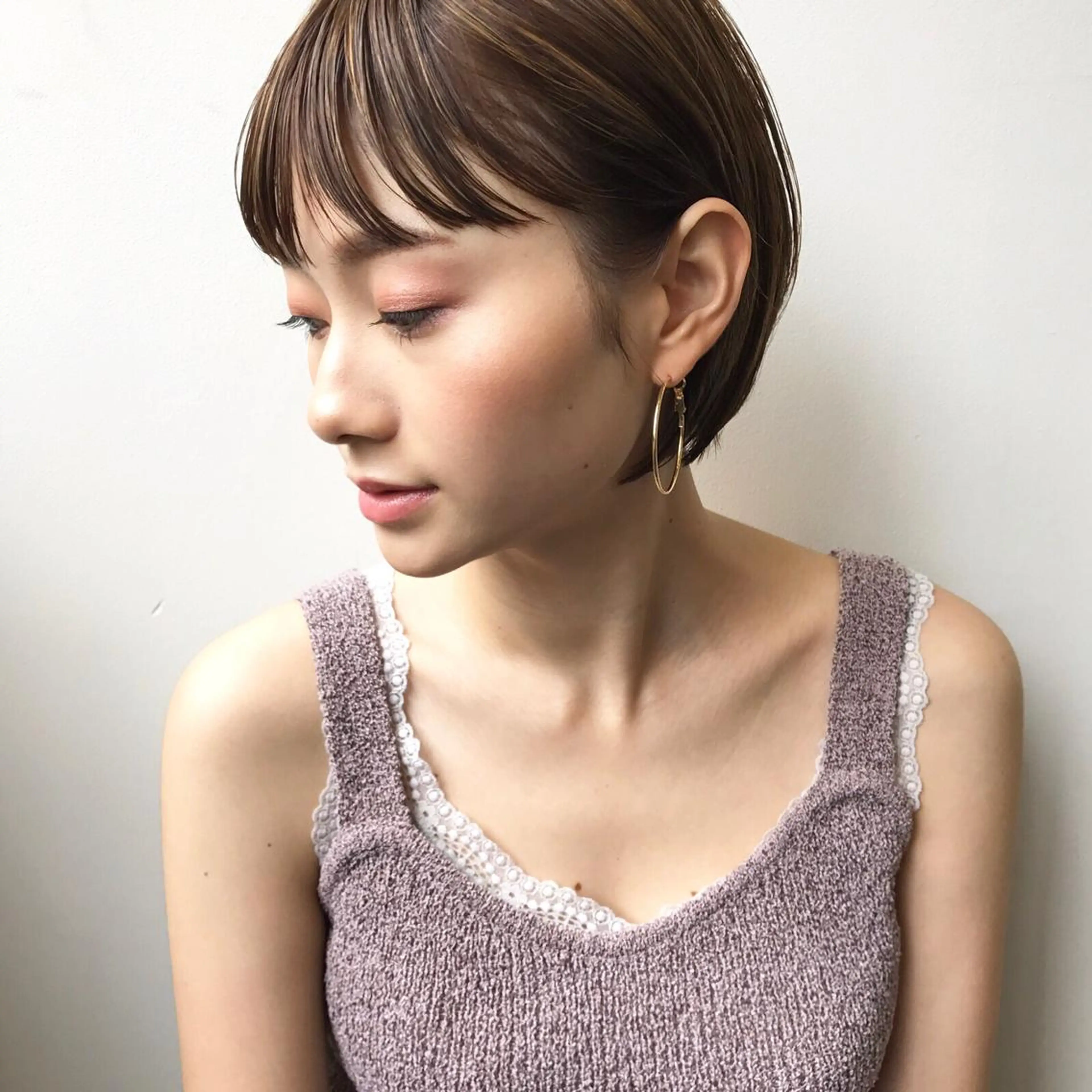 ショート ショートヘア analogue所属・u harukaのヘアスタイル