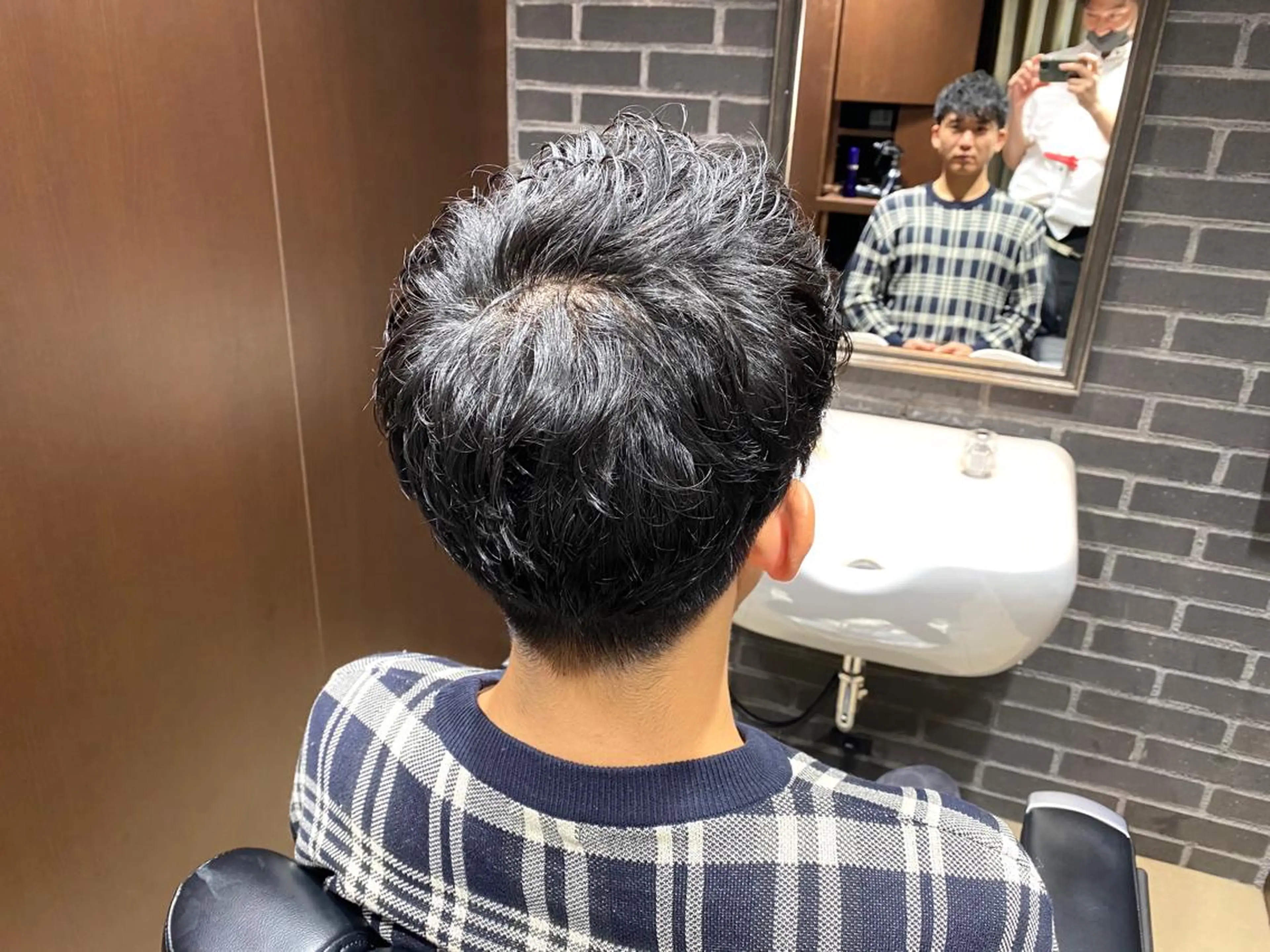 ミディアム メンズ HIRO GINZA 池袋東口店所属・林田 龍明のヘアスタイル