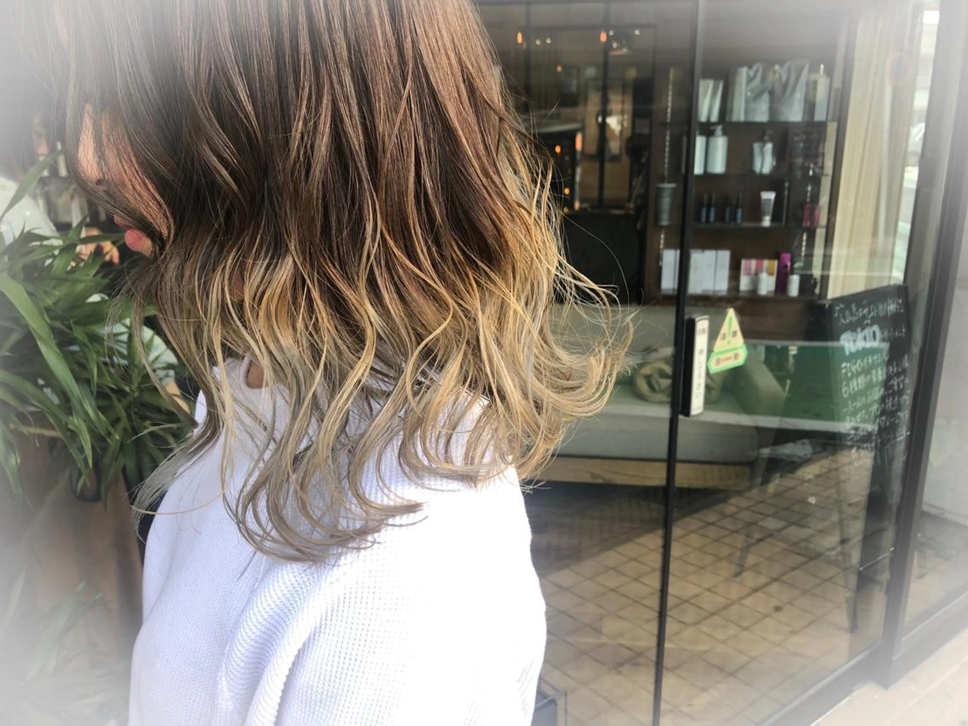 ロング カラー ヘアカラー あらい なつみのヘアスタイル
