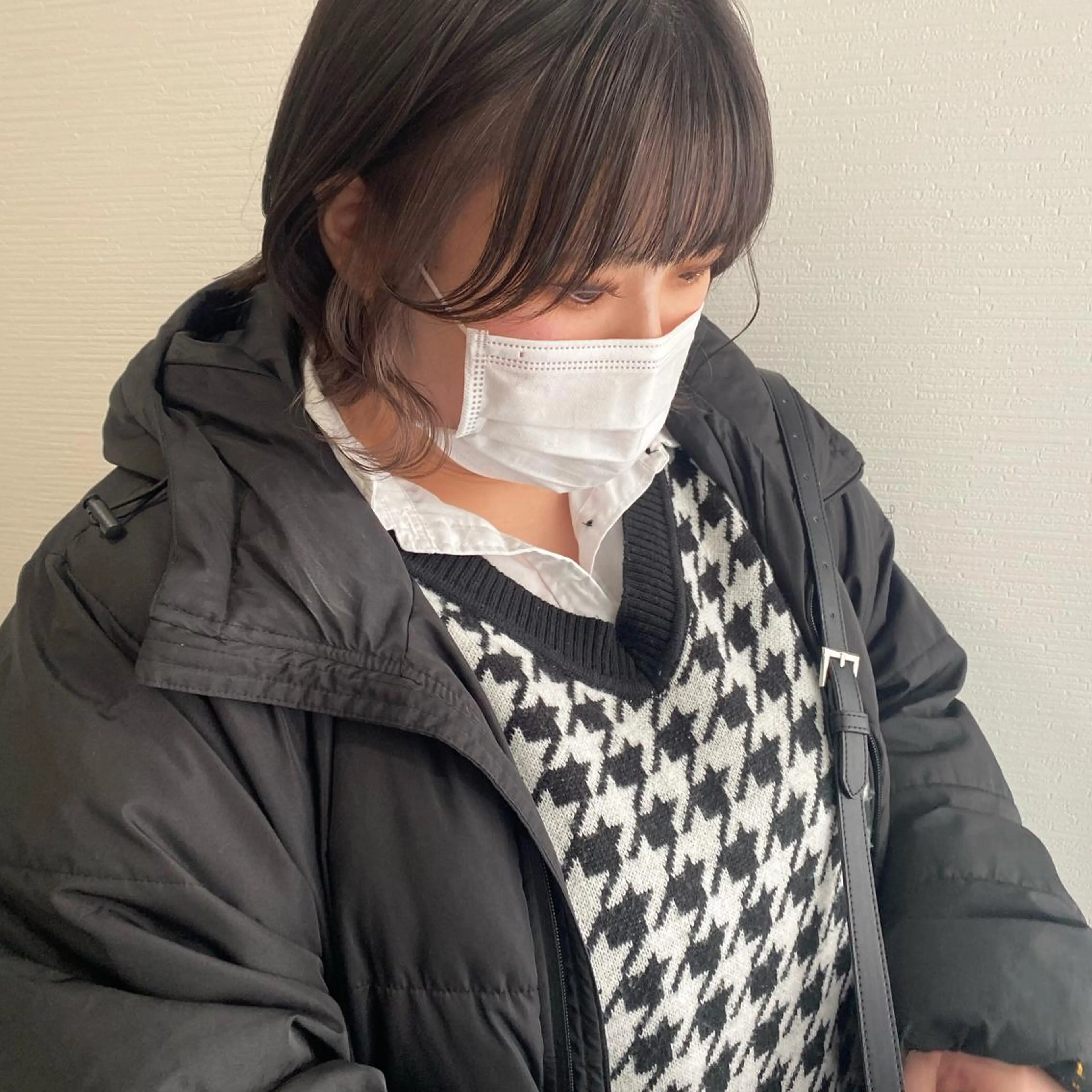 ミディアム ヘアカラー en⁺ trust所属・山口 麗音のヘアスタイル