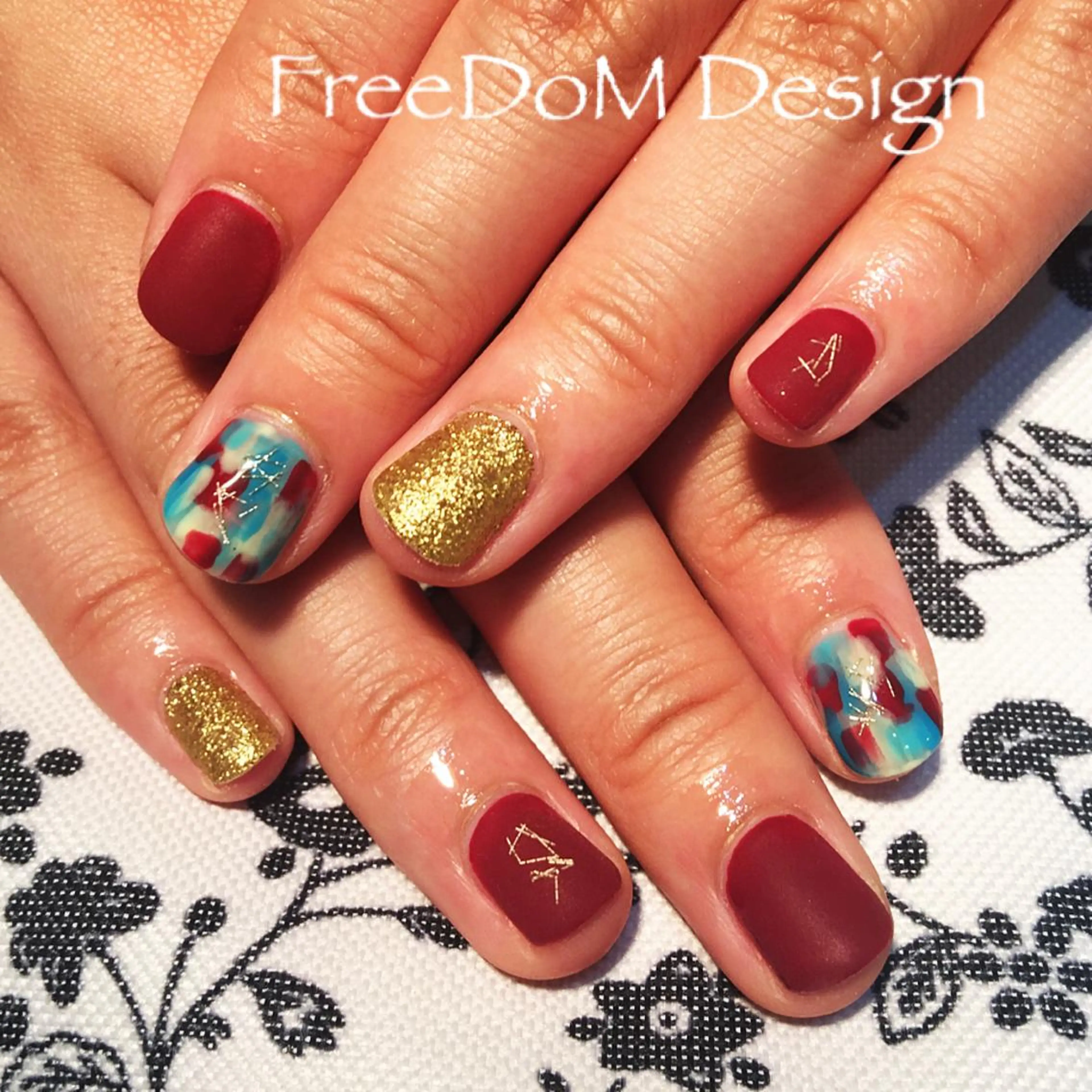 ネイル アートネイル ＦreeDoＭ   Design所属・W KUMIのネイルデザイン