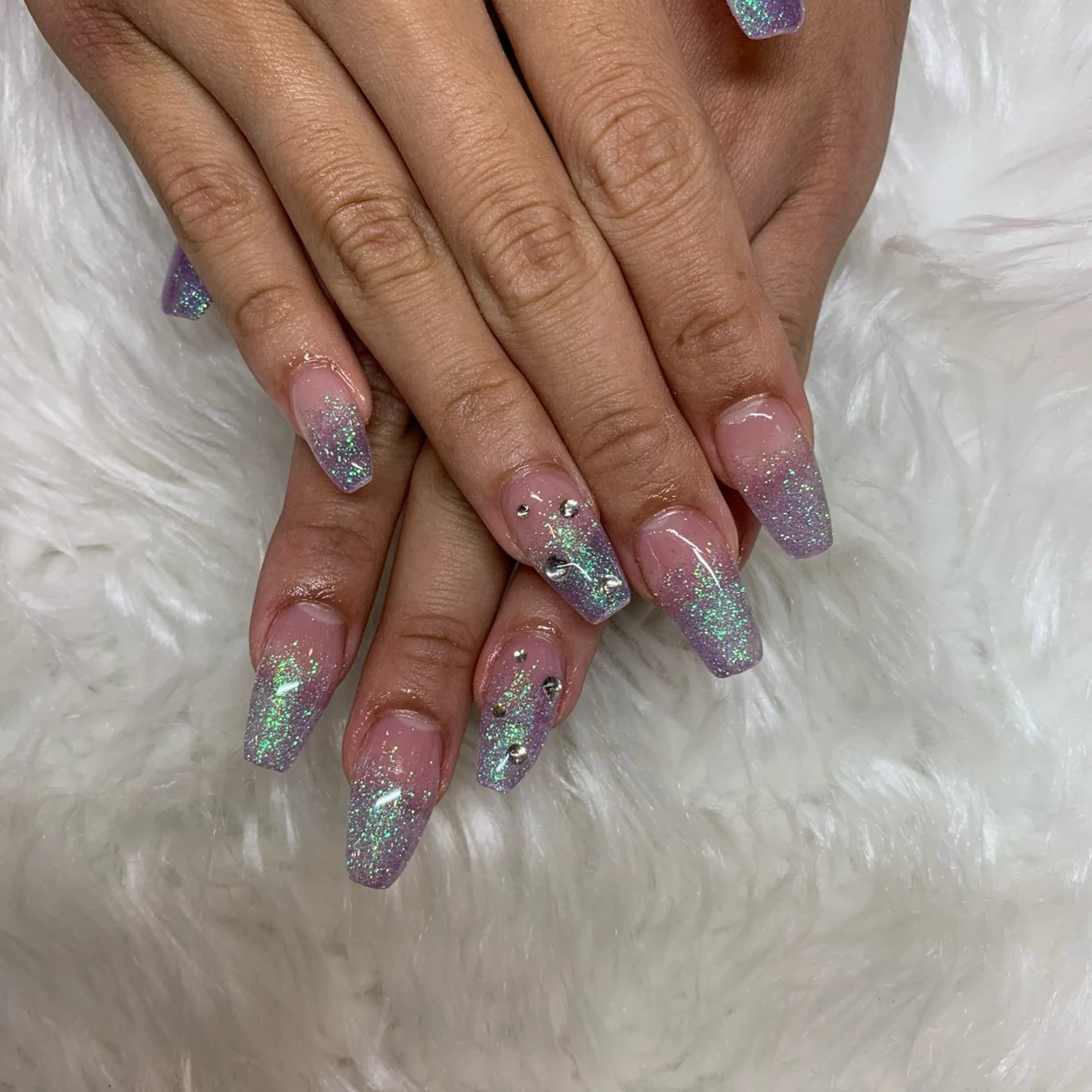 ロング ハンドネイル 竹下 凌香のネイルデザイン