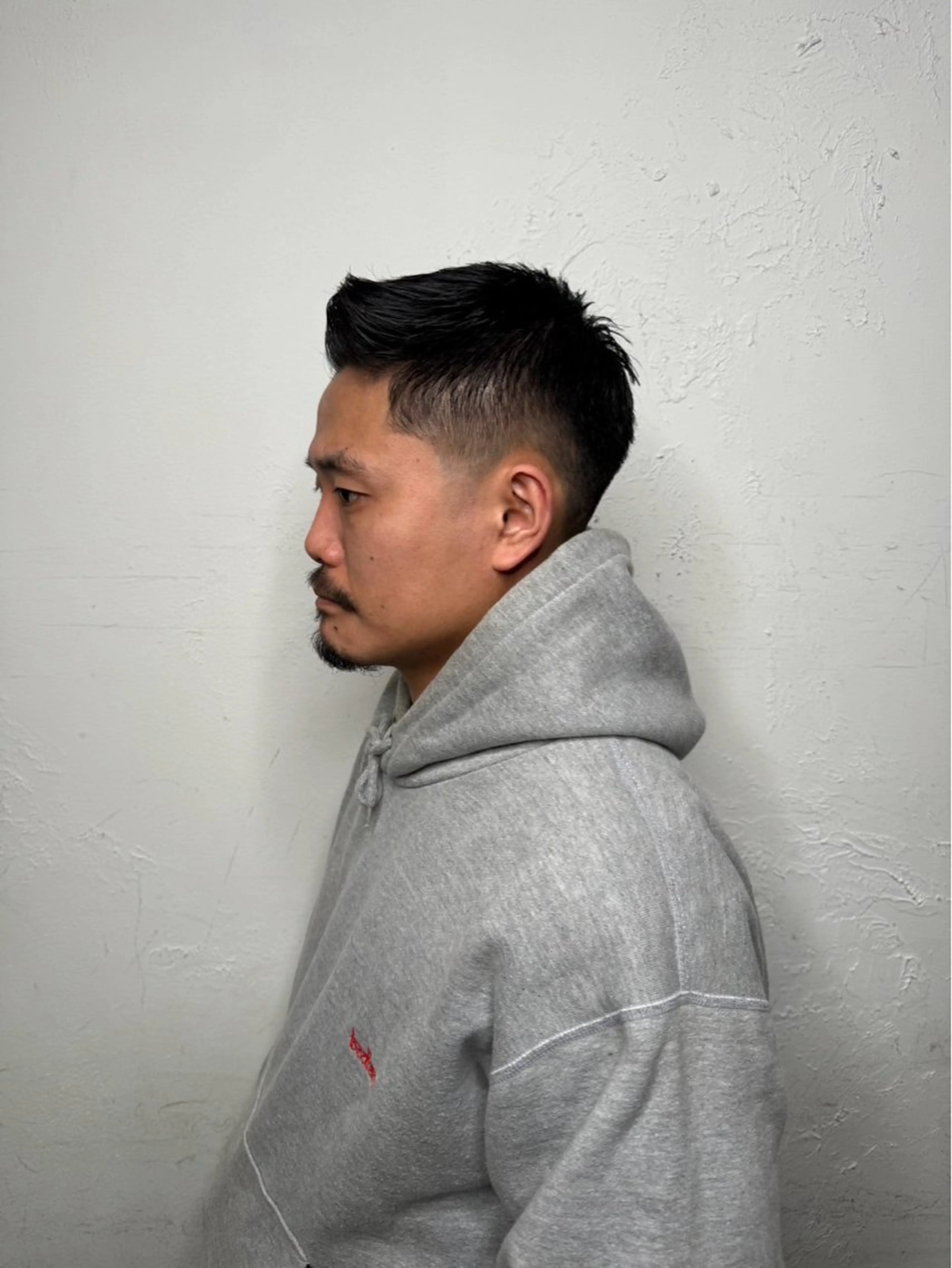 ショート メンズ センターパート ダウンパーマ フェードカット メンズハイライト メンズパーマ カット トリートメント 💈メンズ特化💈 TASUKUのヘアスタイル